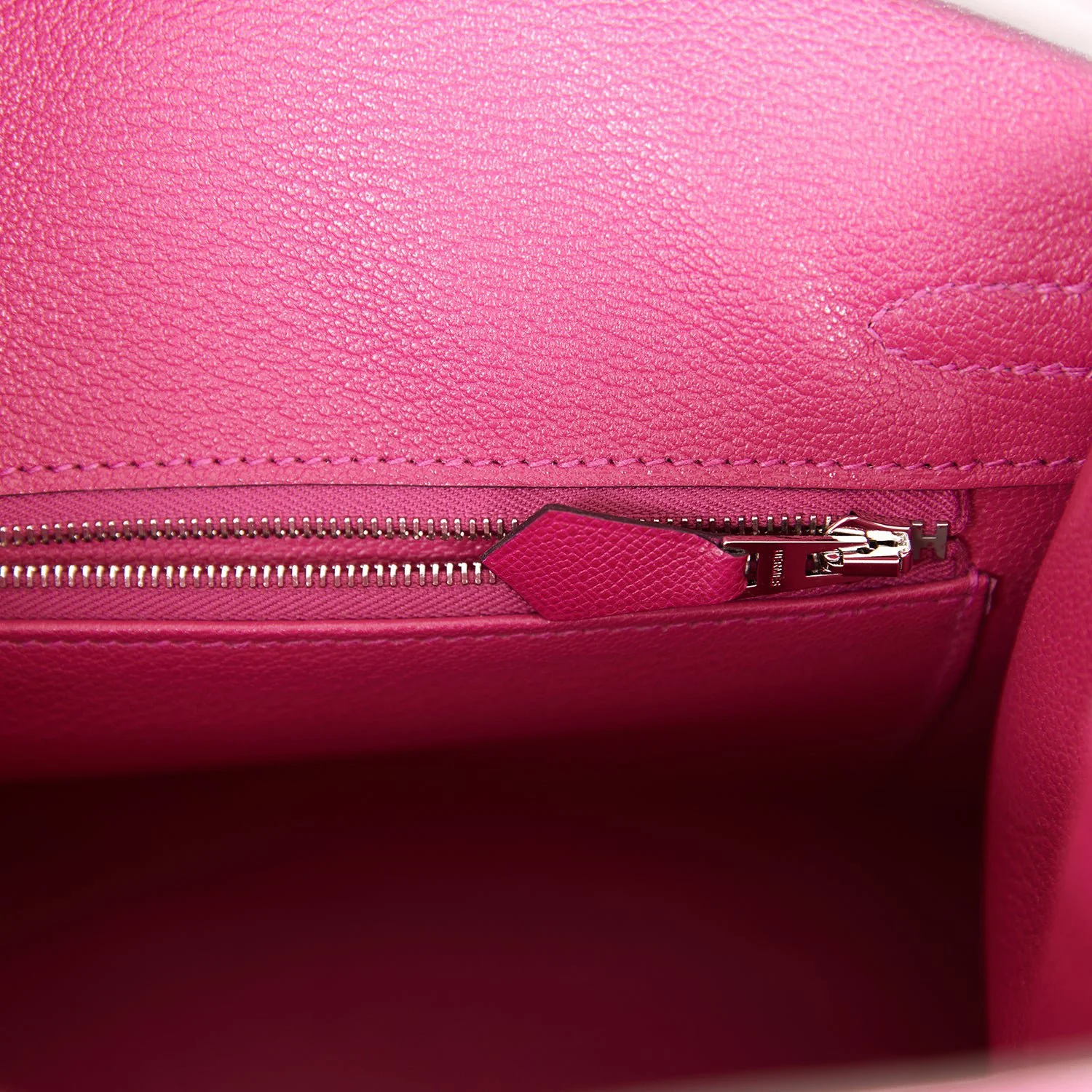 Replicate Hermes Birkin Sellier 25 Rose Pourpre Veau Madame Palladium Hardware(1:1 replica)