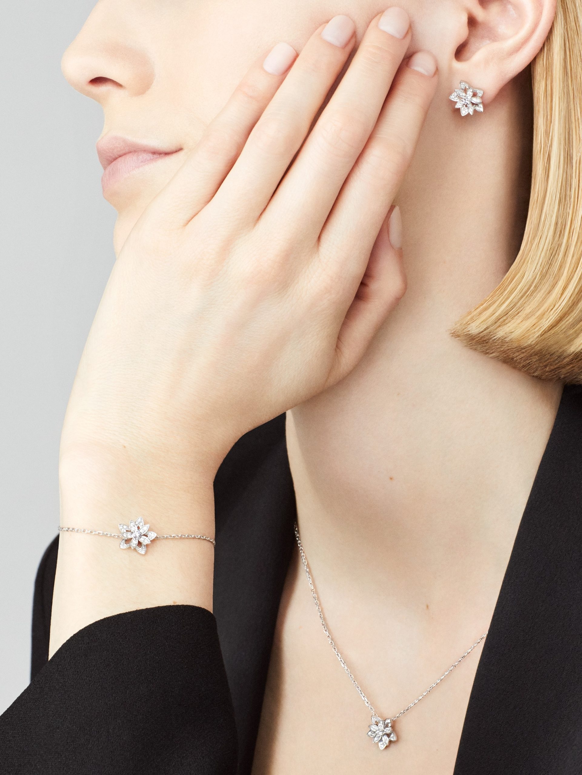 Replicate Perlée diamonds earrings(1:1 replica)