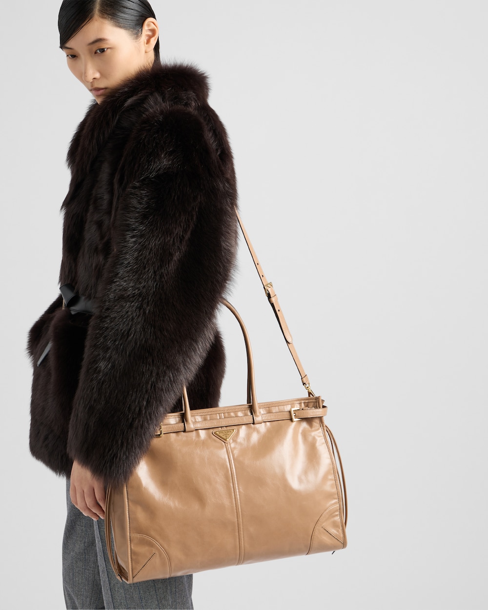 Replicate Prada Bonnie Extra Large Leather Handbag(1:1 replica)