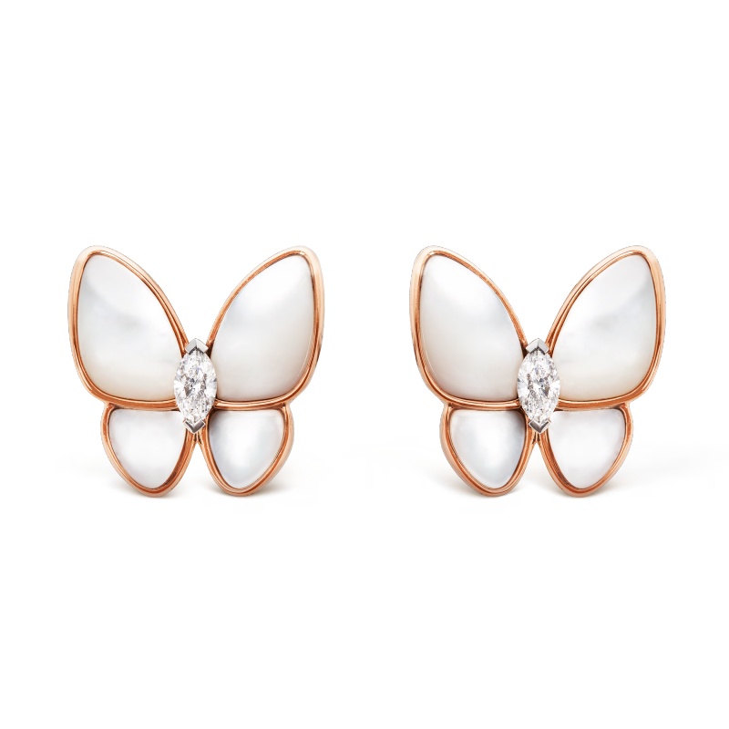 Replicate Two Butterfly earrings(1:1 replica)