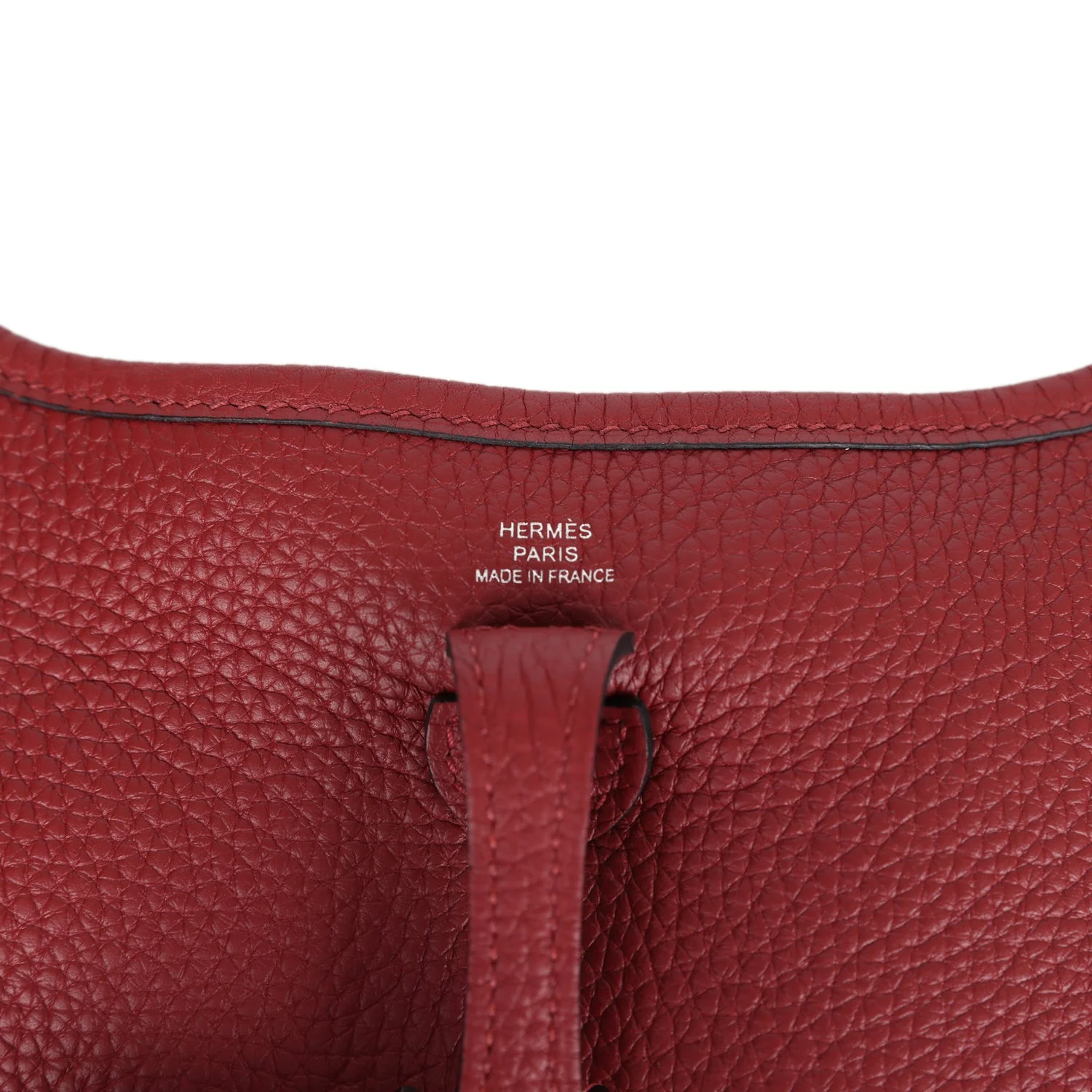 Replicate Hermes Evelyne TPM Rouge H Clemence Palladium Hardware(1:1 replica)