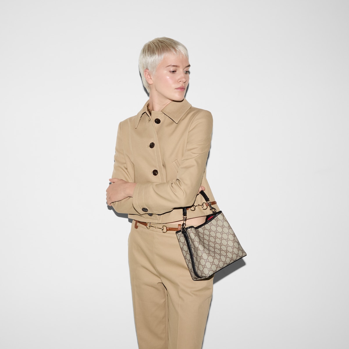 Replicate GG Emblem Mini Bucket Bag(1:1 replica)