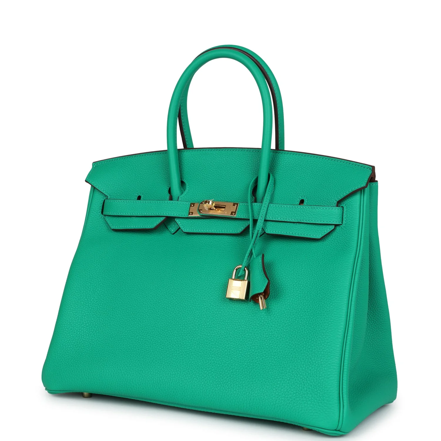 Replicate Hermes Special Order (HSS) Birkin 35 Menthe Verso Togo Gold Hardware(1:1 replica)