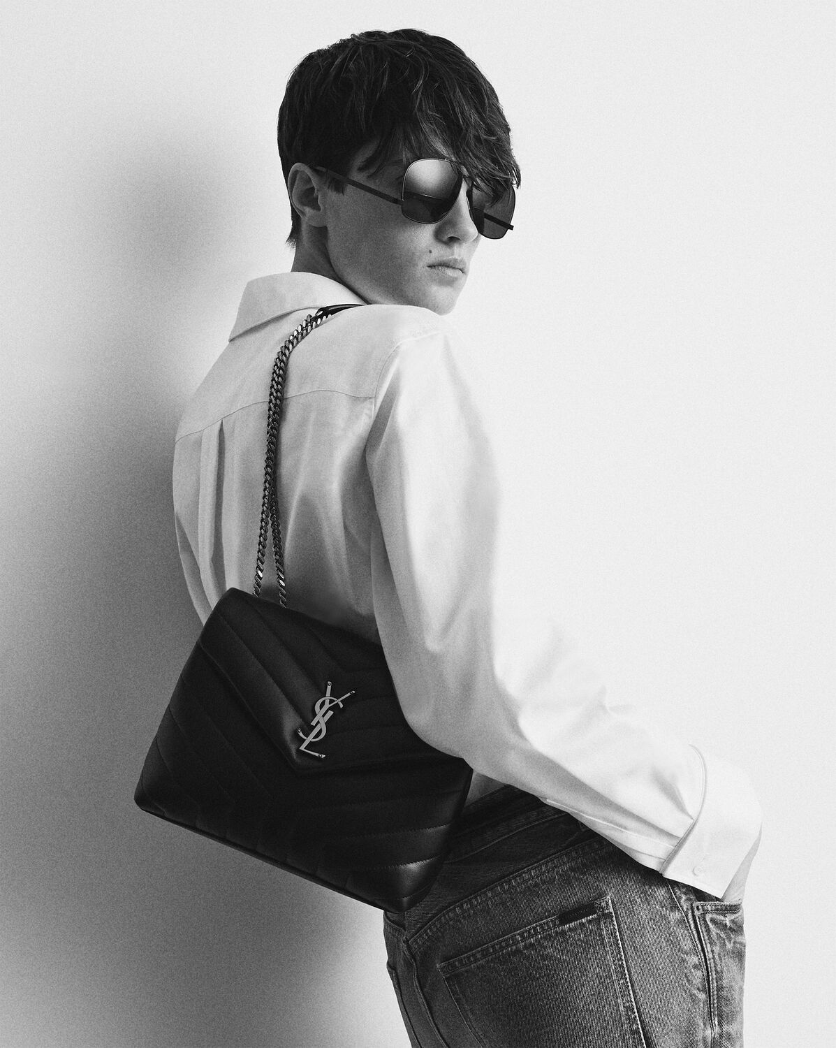 Replicate YSL Loulou Small in Quilted Leather(1:1 replica)