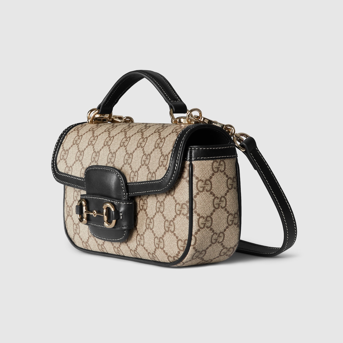 Replicate Gucci Horsebit 1955 Soft Small Top Handle Bag(1:1 replica)