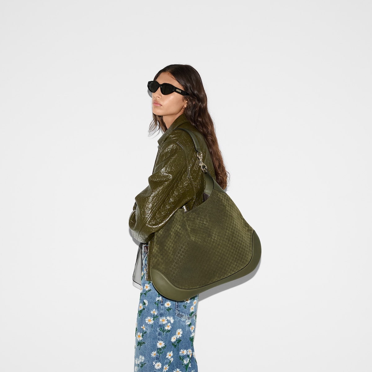 Replicate Gucci B Medium Shoulder Bag(1:1 replica)