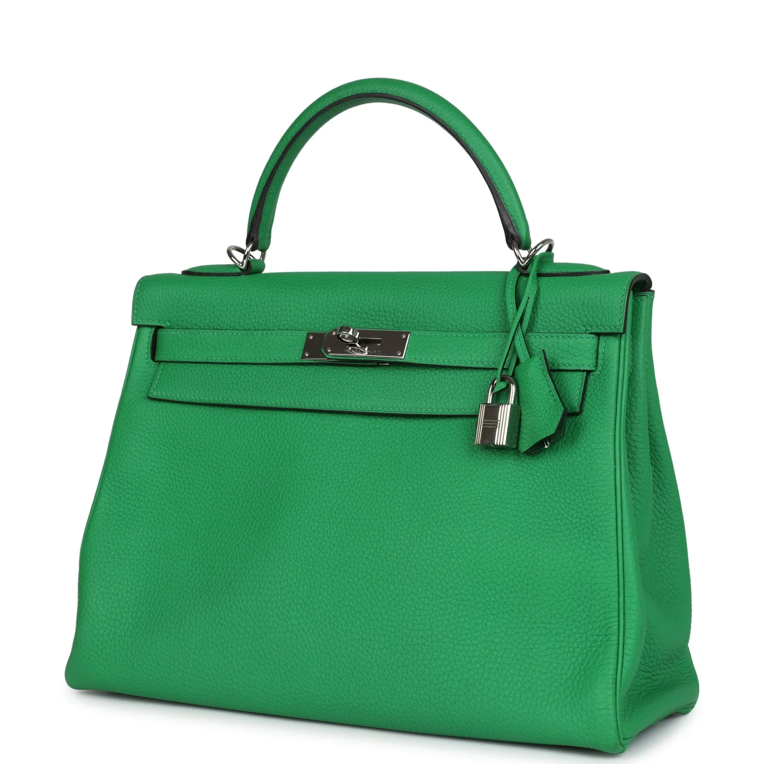 Replicate Hermes Kelly Retourne 32 Bambou Togo Palladium Hardware(1:1 replica)