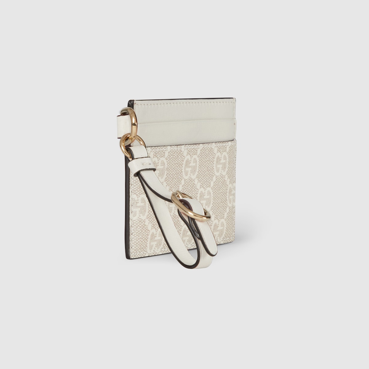 Replicate GG Emblem Card Case With Strap(1:1 replica)