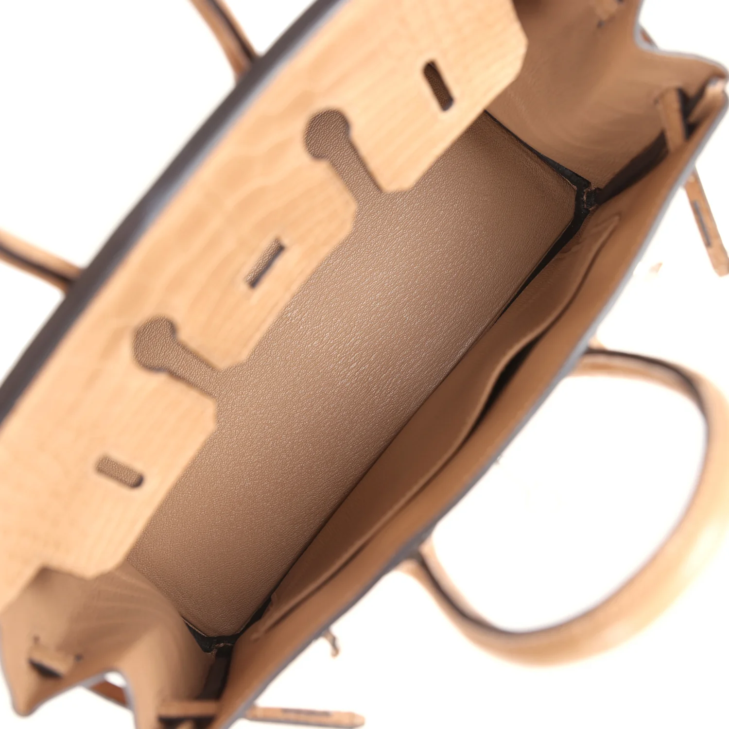 Replicate Hermes Birkin 25 Chai Matte Alligator Palladium Hardware(1:1 replica)