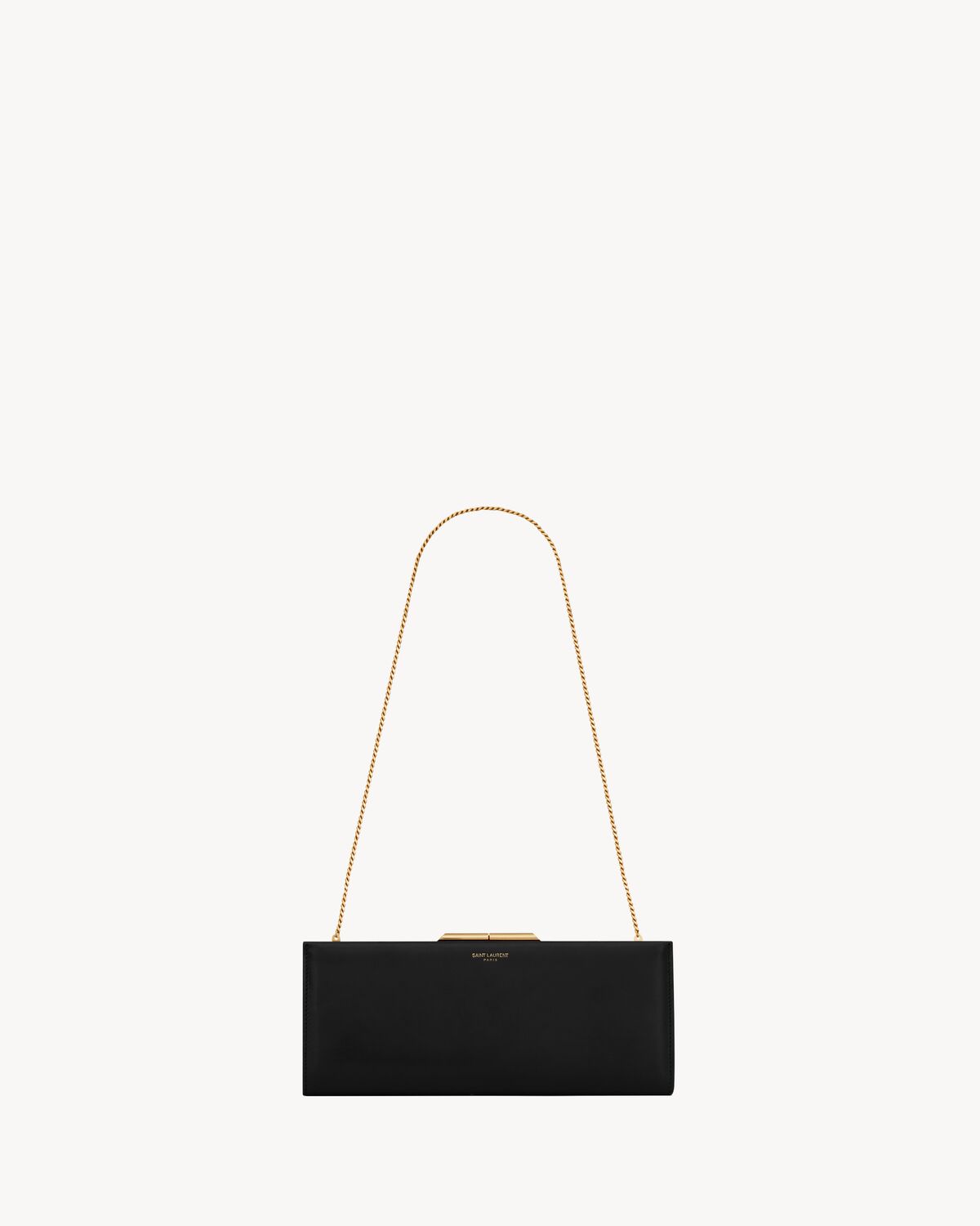 Replicate YSL Midnight Small Clutch In Smooth Leather(1:1 replica)