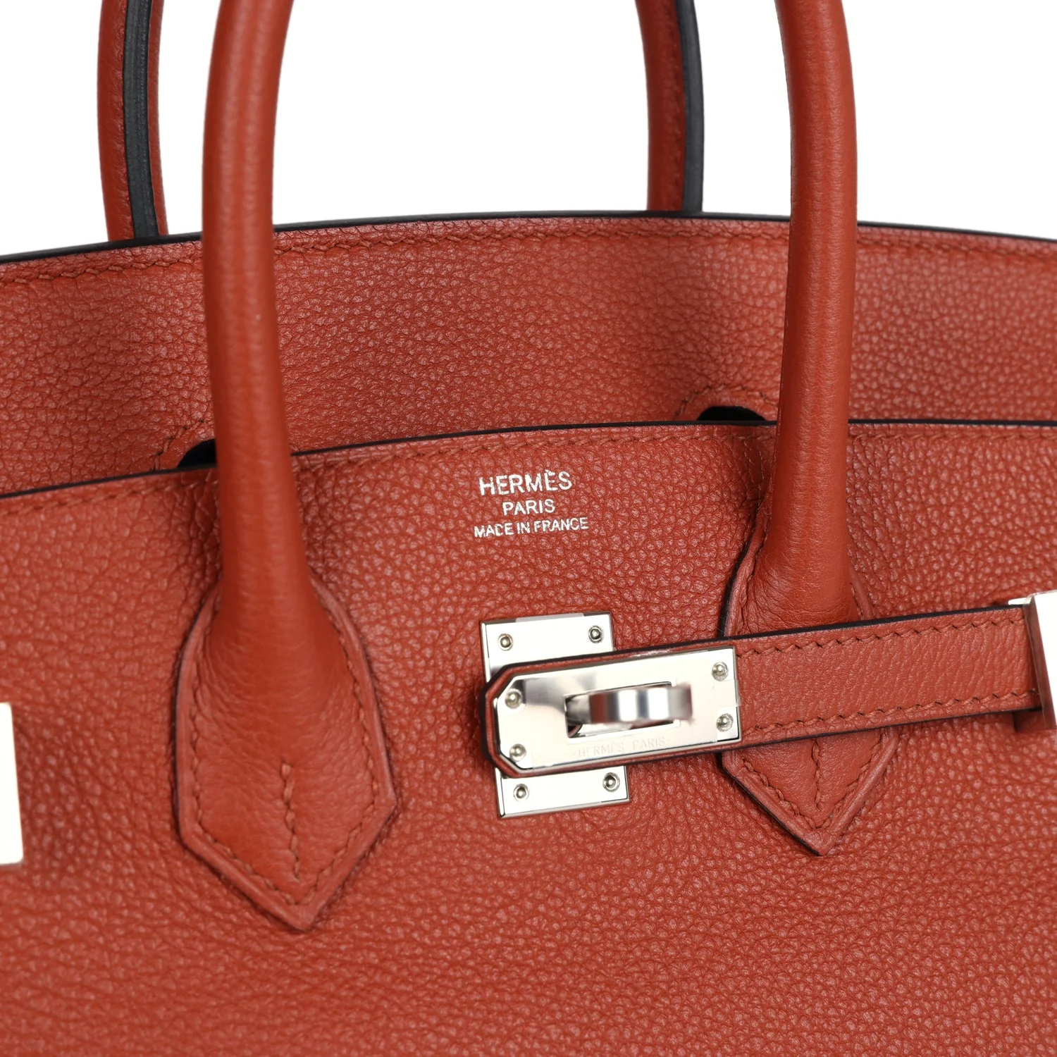 Replicate Hermes Birkin 25 Cuirve Verso Taurillon Novillo Palladium Hardware(1:1 replica)