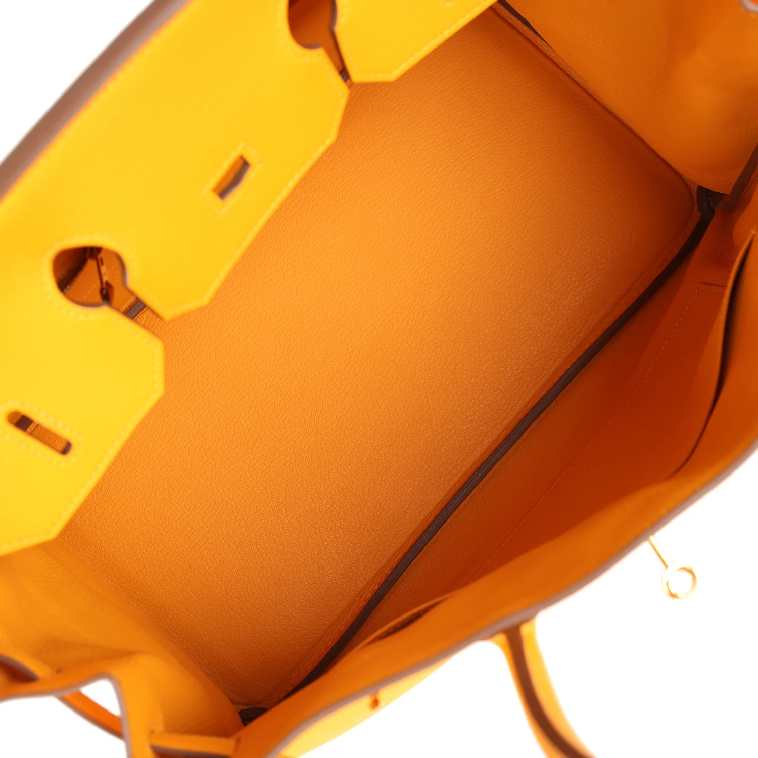 Replicate Hermes Birkin 35 Jaune D'Or Epsom Gold Hardware(1:1 replica)