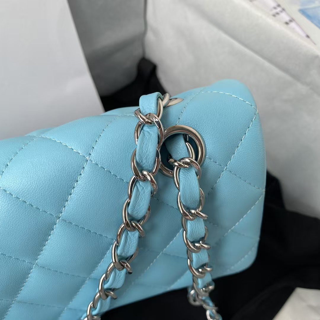 Replicate Chanel Small Classic Handbag Silver Hardware(1:1 replica)