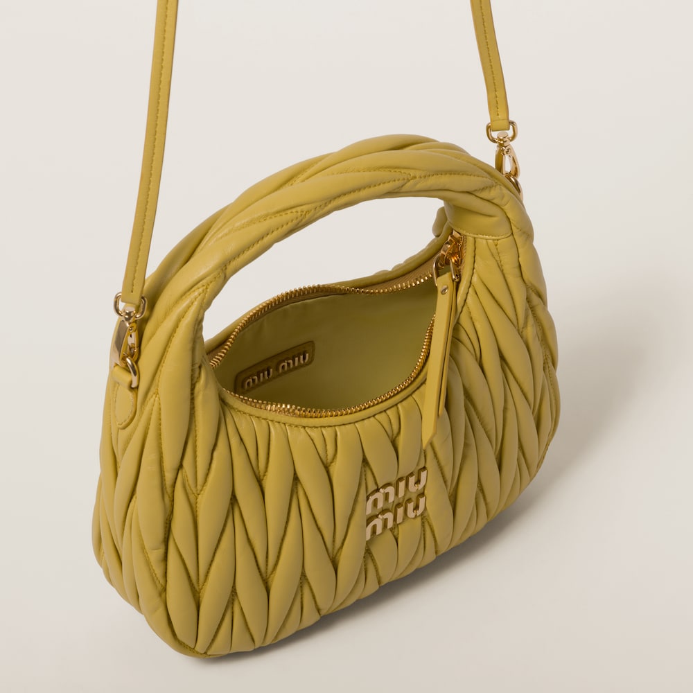 Replicate Wander matelassé nappa leather hobo bag(1:1 replica)