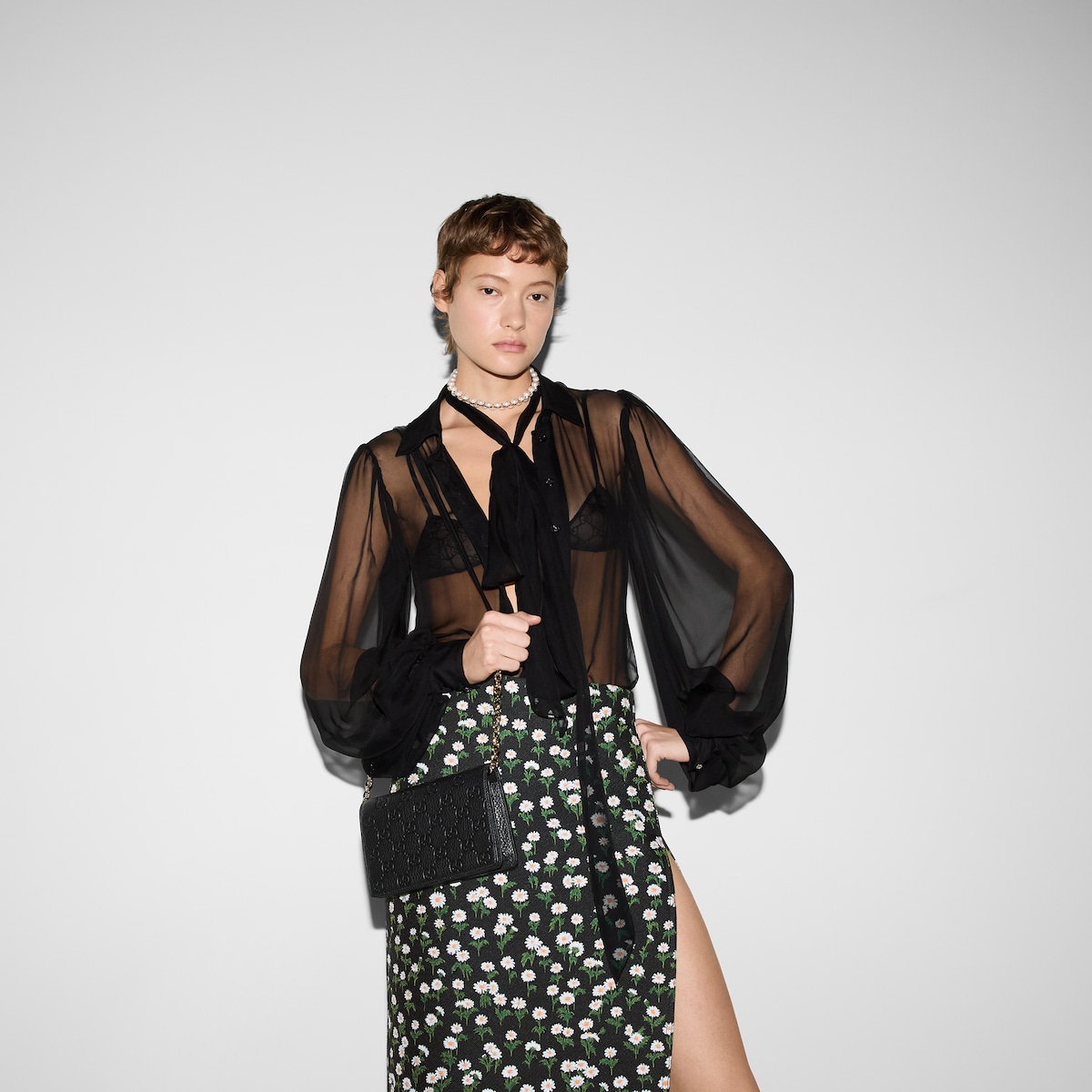 Replicate GG Emblem Super Mini Shoulder Bag(1:1 replica)