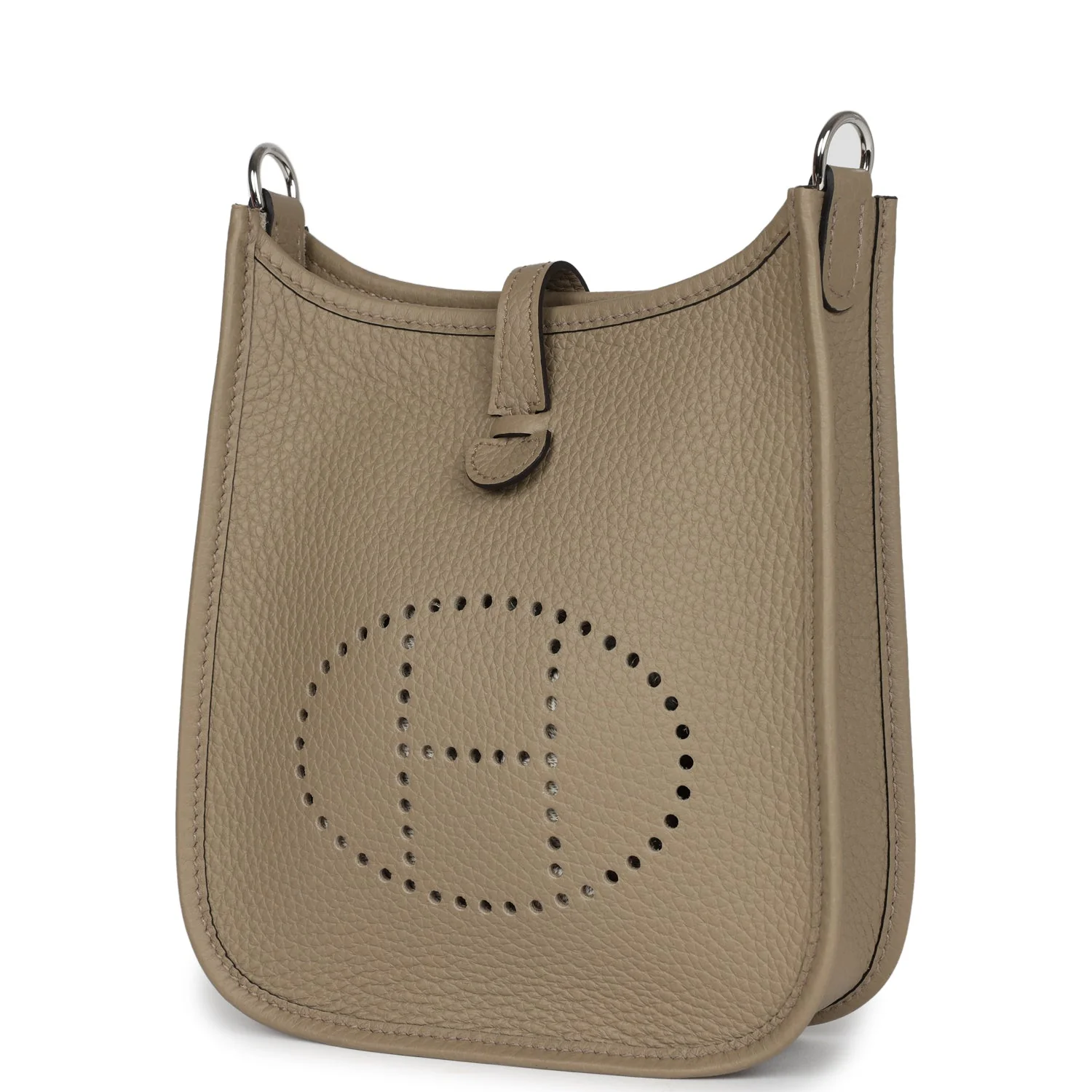 Replicate Hermes Evelyne TPM Beige Marfa Clemence Palladium Hardware(1:1 replica)