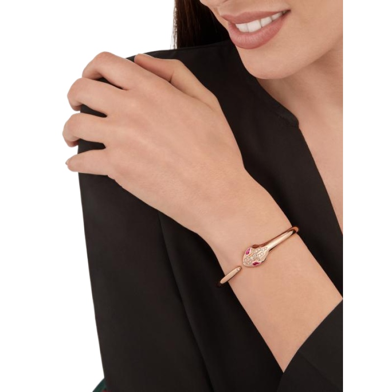 Replicate Serpenti Seduttori gilded snake bracelet(1:1 replica)