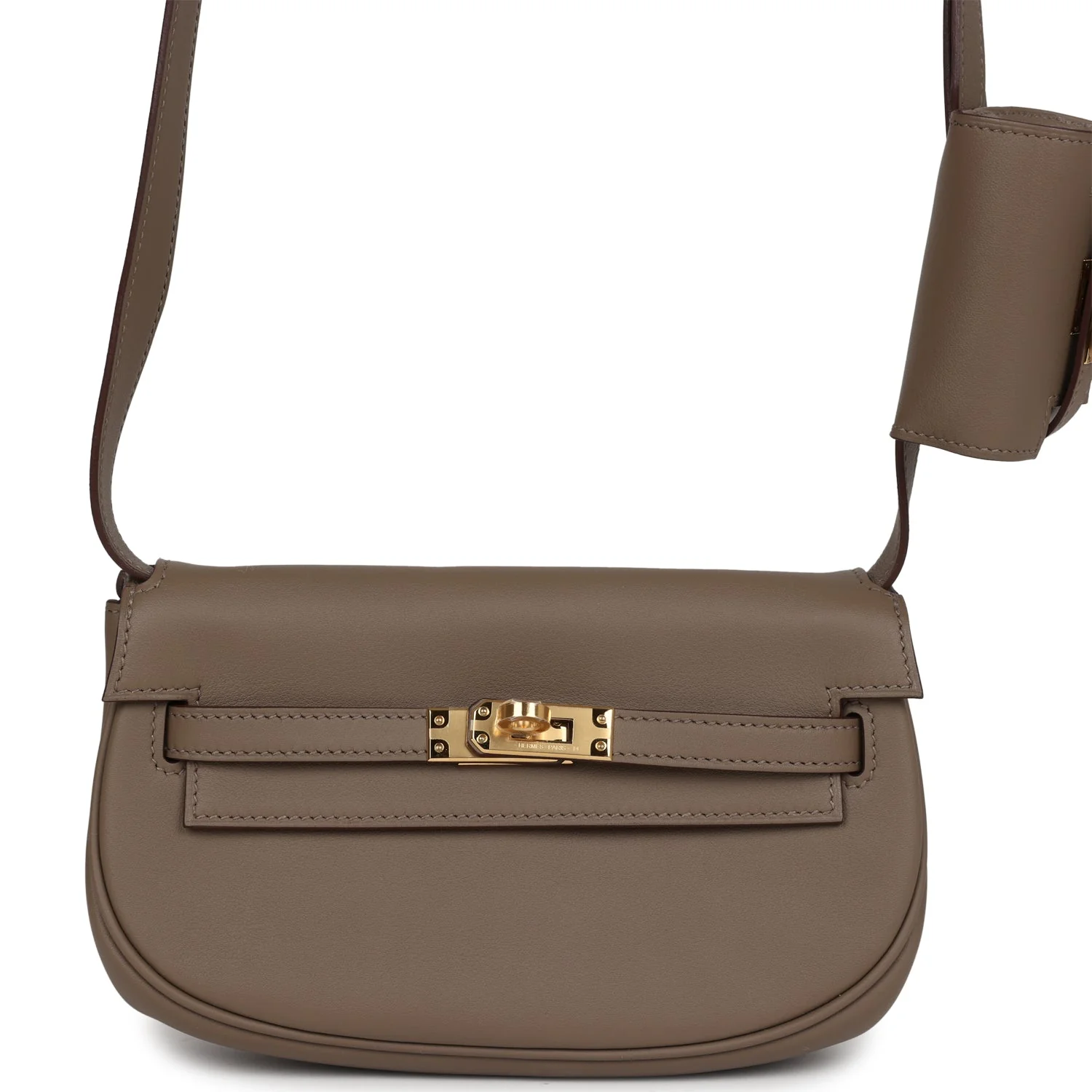 Replicate Hermes Kelly Moove Etoupe Swift Gold Hardware(1:1 replica)