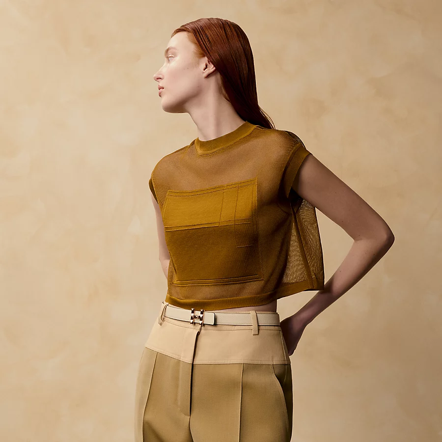 Replicate H Infini belt buckle   Reversible leather strap 24 mm(1:1 replica)