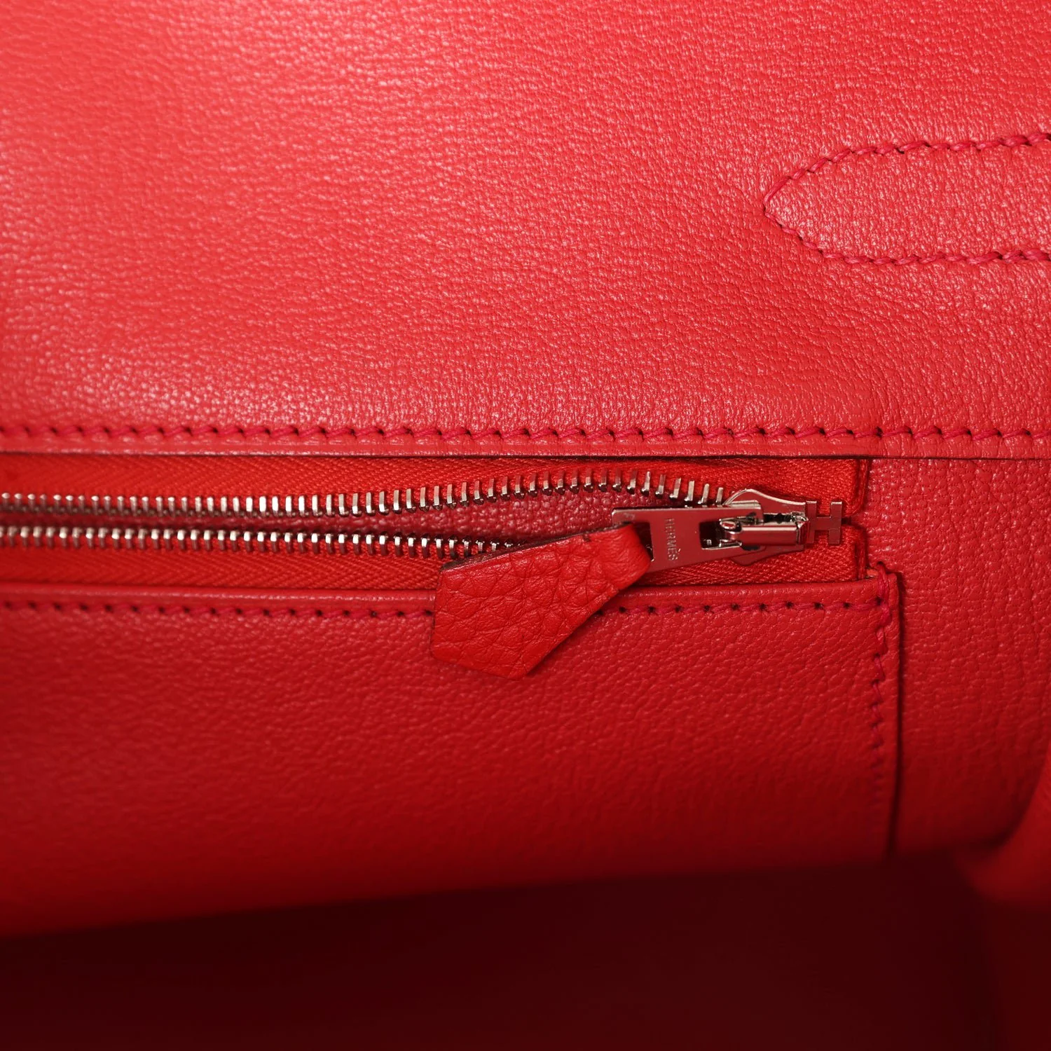 Replicate Hermes Birkin 35 Geranium Togo Palladium Hardware(1:1 replica)