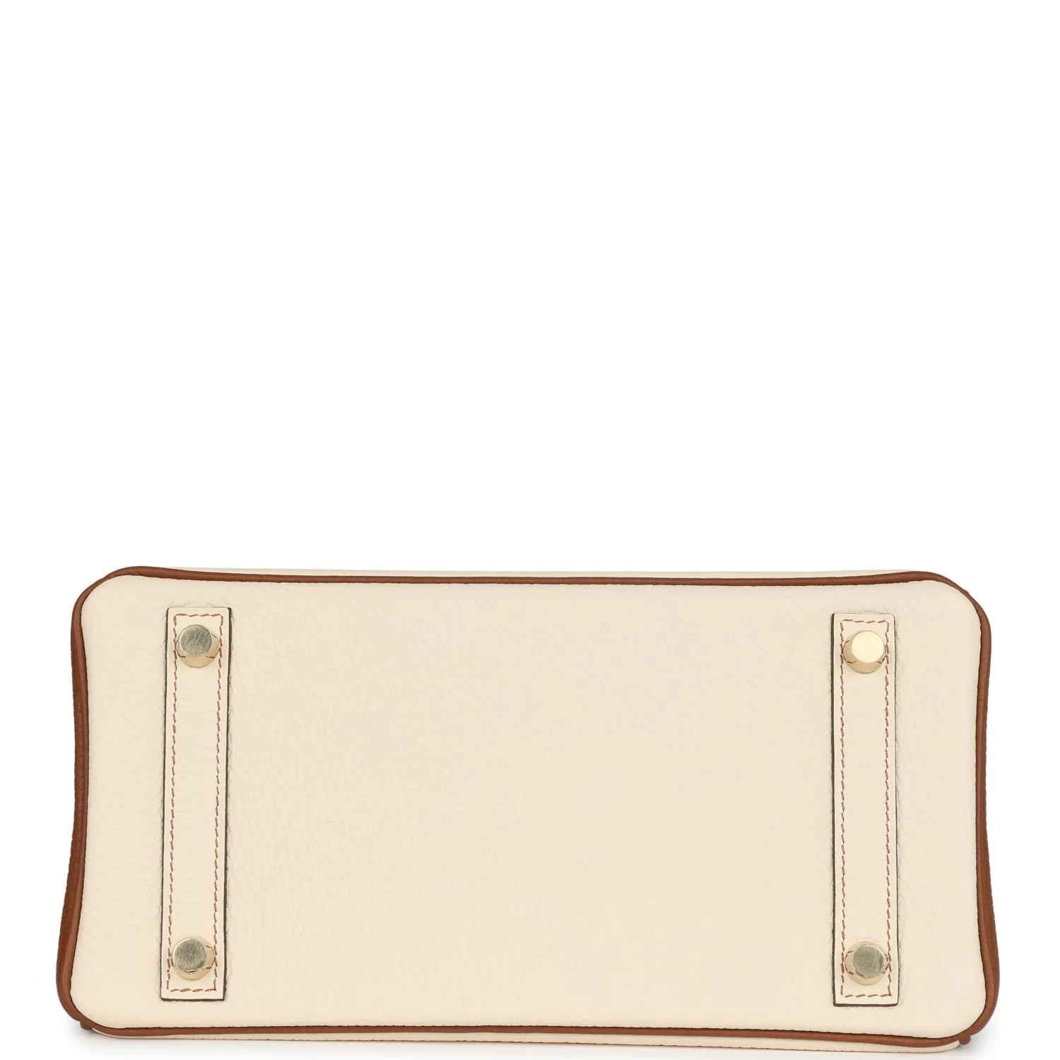 Replicate Hermes Special Order (HSS) Birkin 25 Nata and Gold Clemence Brushed Gold Hardware(1:1 replica)