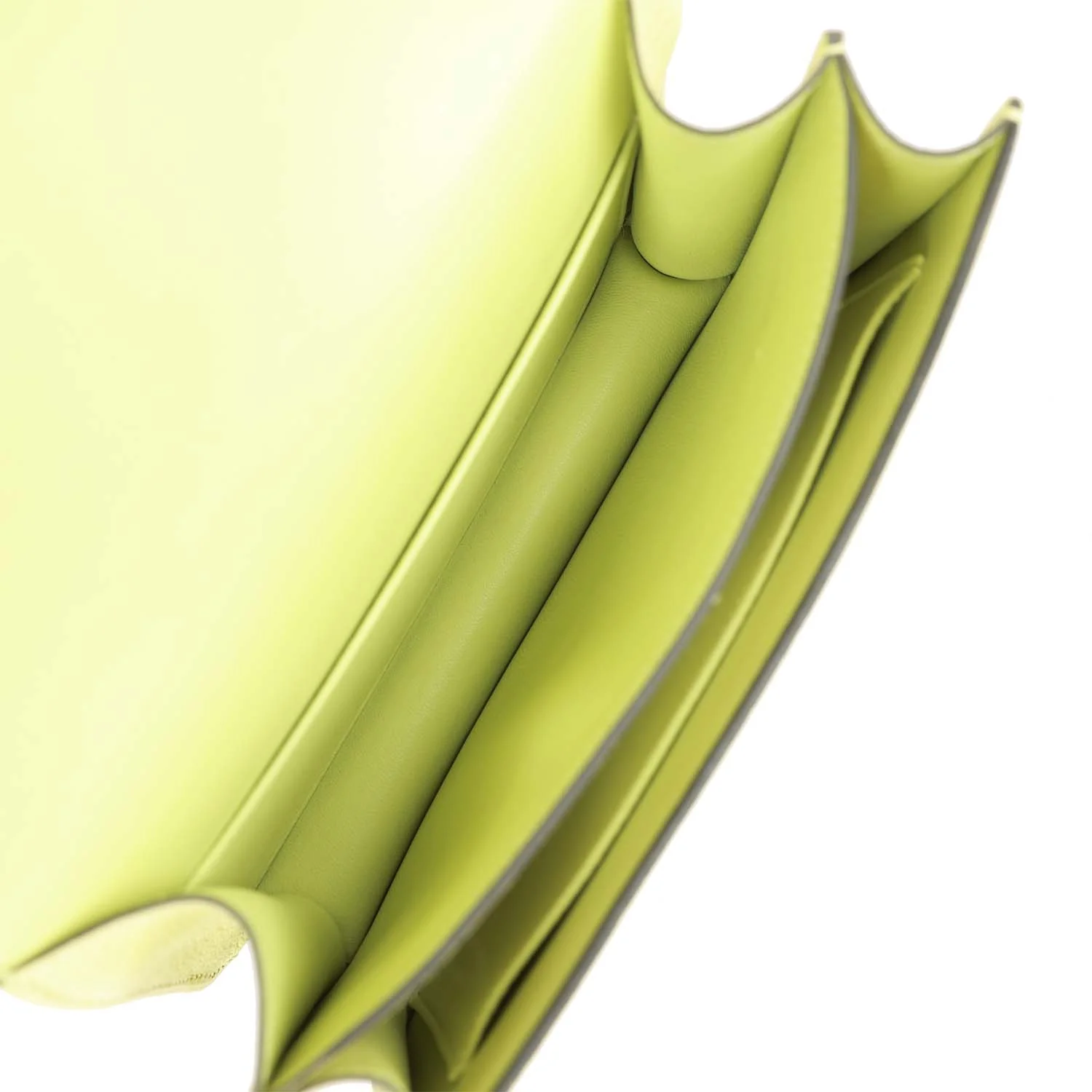 Replicate Hermes Constance 18 Jaune Bourgeon Chevre Palladium Hardware(1:1 replica)