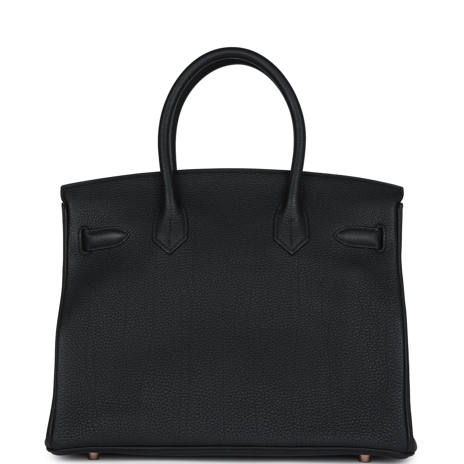 Replicate Hermes Birkin 30 Black Togo Rose Gold Hardware(1:1 replica)