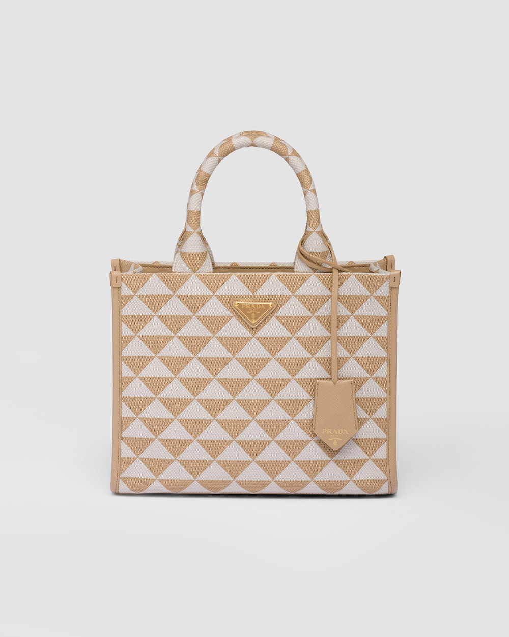 Replicate Small Prada Symbole Embroidered Fabric Handbag(1:1 replica)