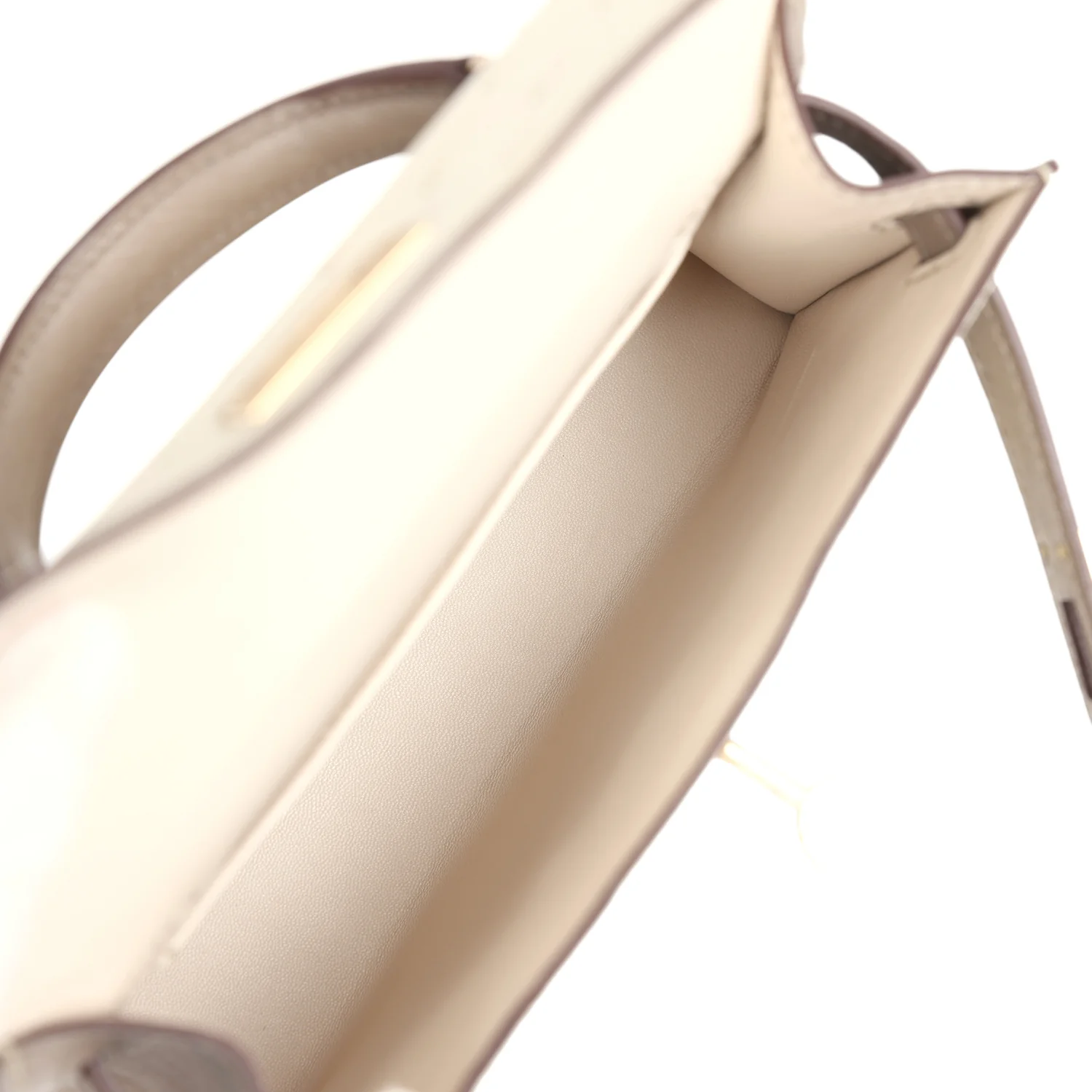 Replicate Hermes Special Order (HSS) Kelly Sellier 20 Beton and Gris Tourterelle Ostrich Permabrass Hardware(1:1 replica)