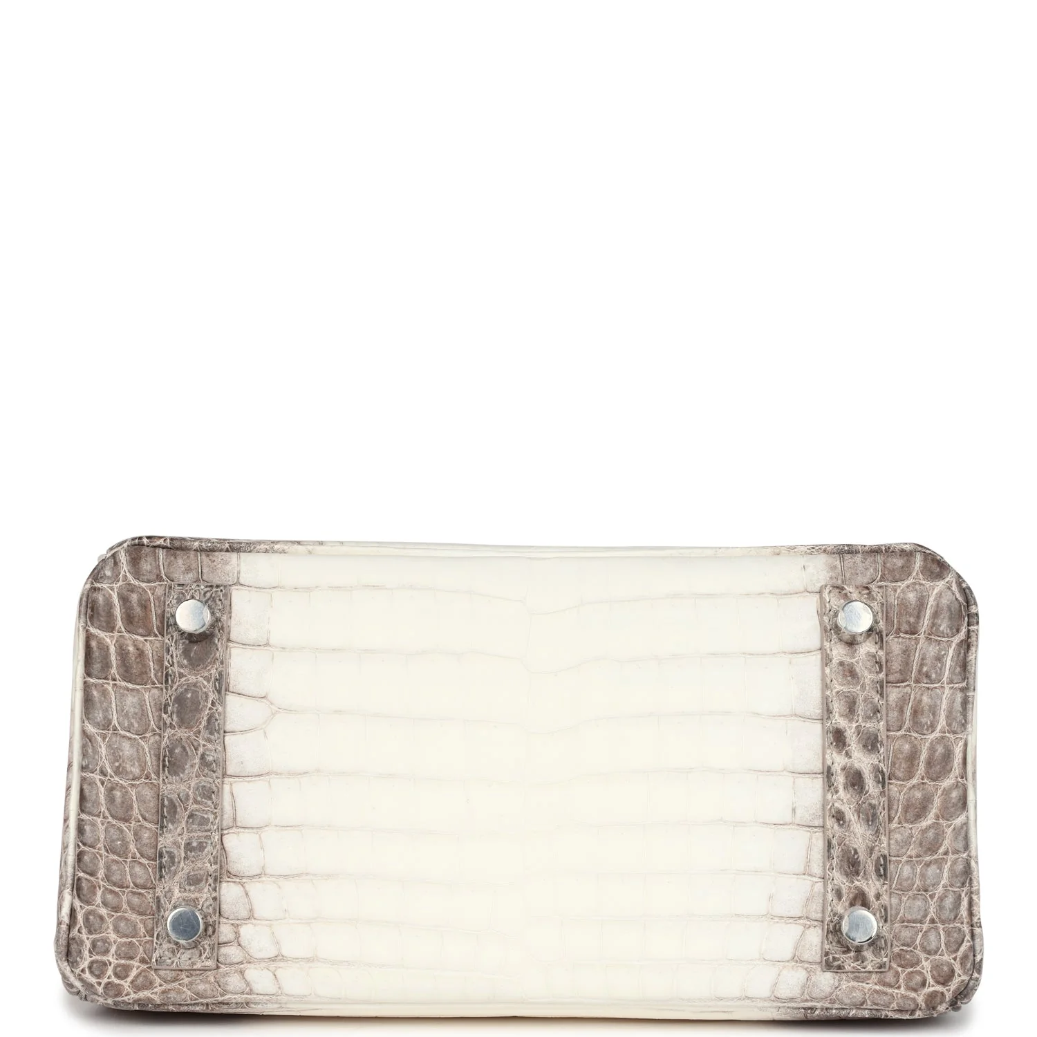 Replicate Hermes Birkin 25 Himalaya Niloticus Crocodile Diamond Encrusted Palladium Hardware(1:1 replica)