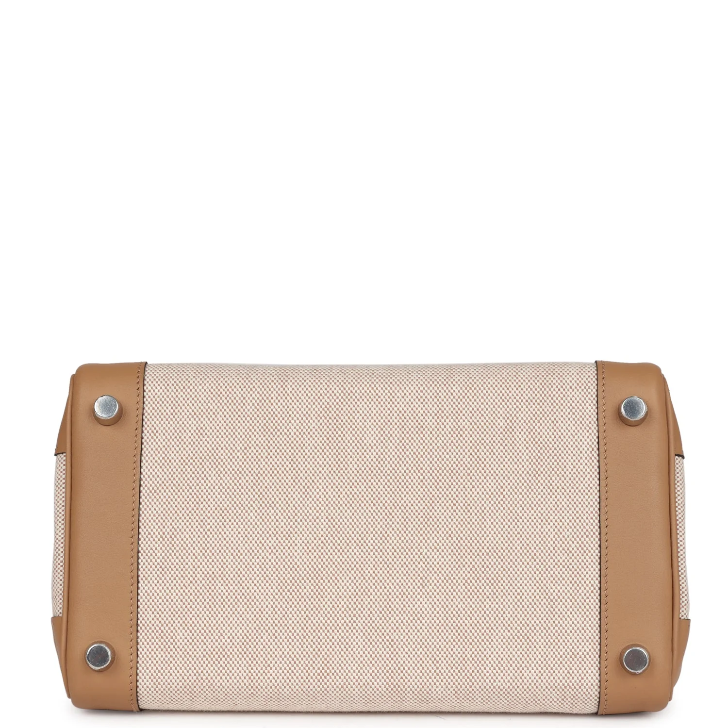 Replicate Hermes Birkin 25 Toile H and Chai Swift Palladium Hardware(1:1 replica)