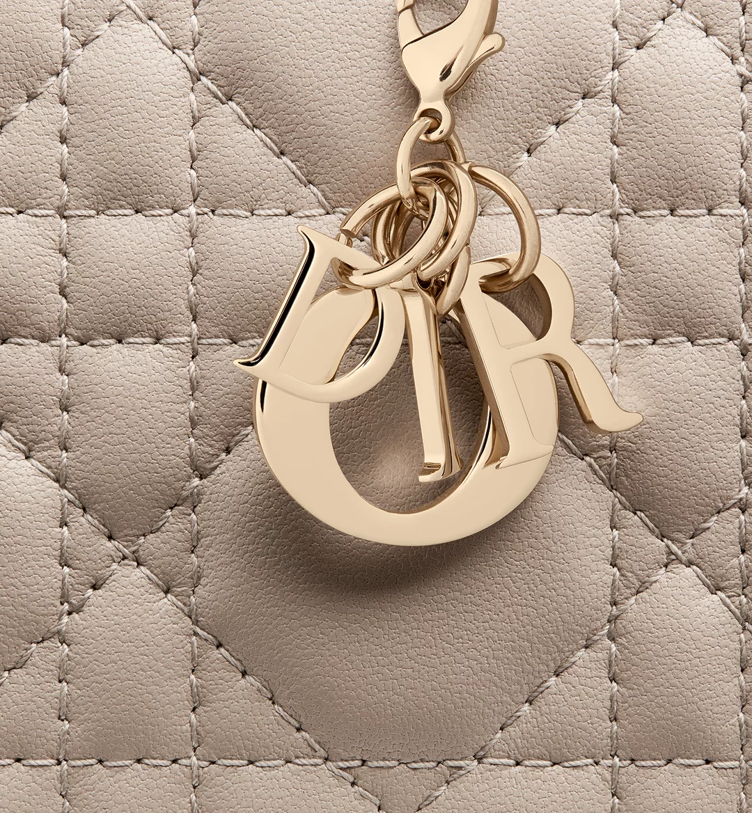 Replicate Mini Lady Dior Gardenia Wallet(1:1 replica)