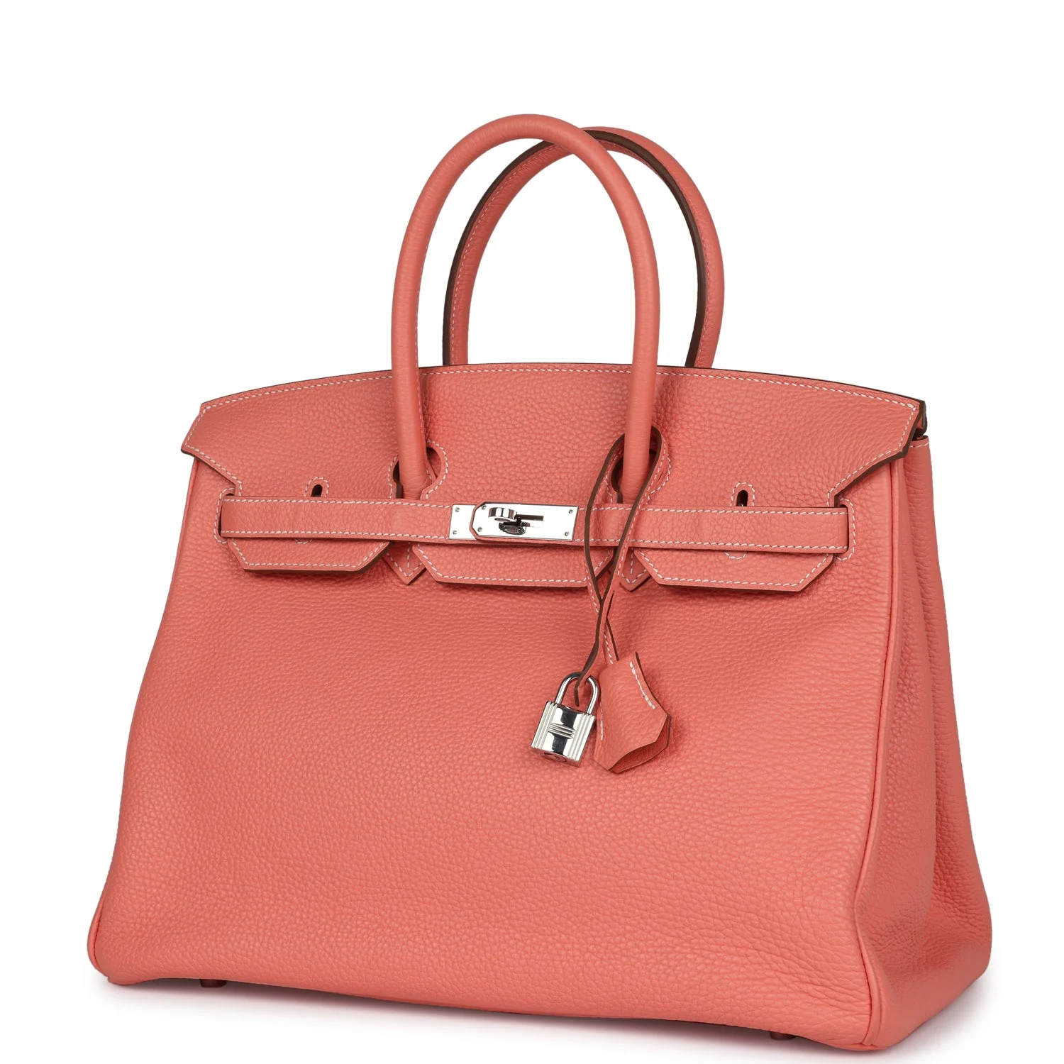 Replicate Hermes Birkin 35 Crevette Clemence Palladium Hardware(1:1 replica)