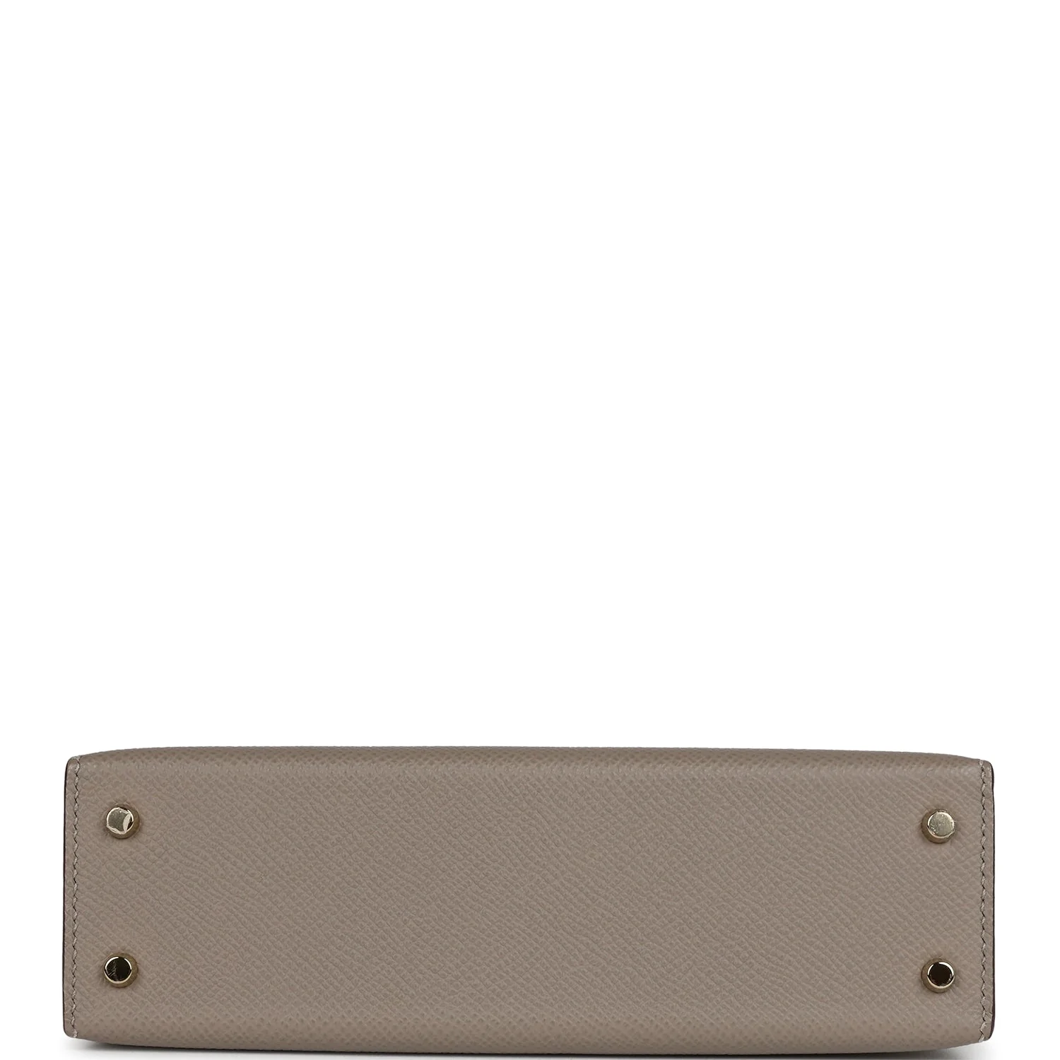 Replicate Hermes Special Order (HSS) Kelly Sellier 20 Craie and Gris Asphalte Epsom Permabrass Hardware(1:1 replica)