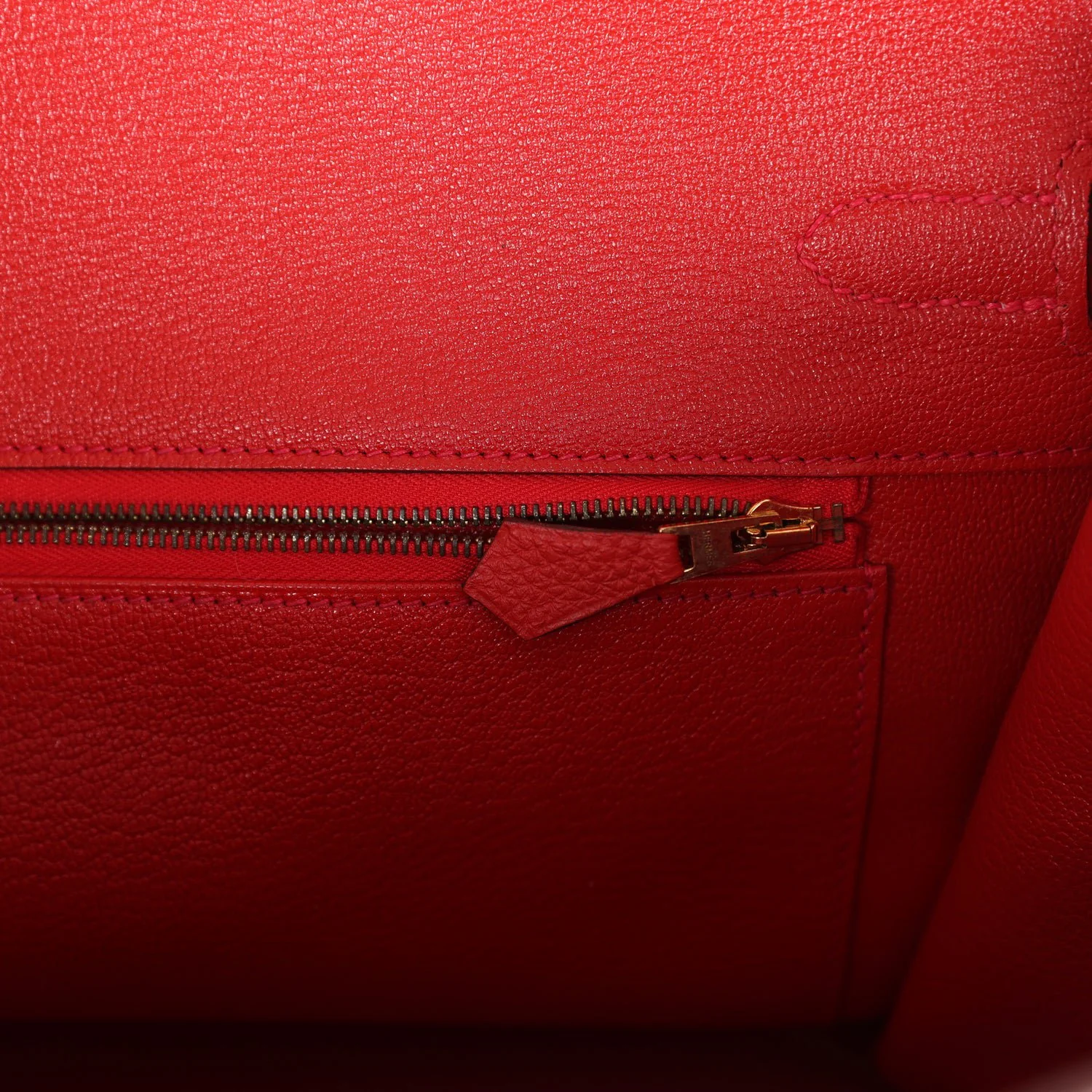 Replicate Hermes Birkin 35 Rouge Tomate Togo Gold Hardware(1:1 replica)