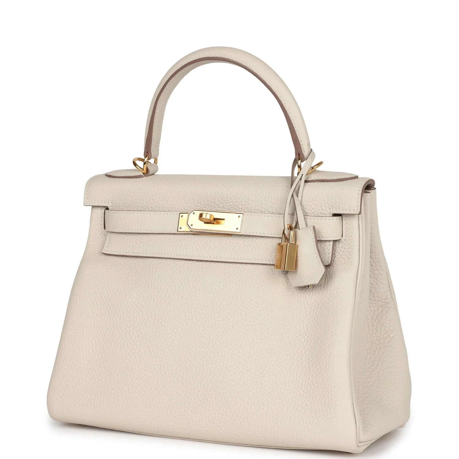 Replicate Hermes Kelly Retourne 28 Craie Togo Gold Hardware(1:1 replica)