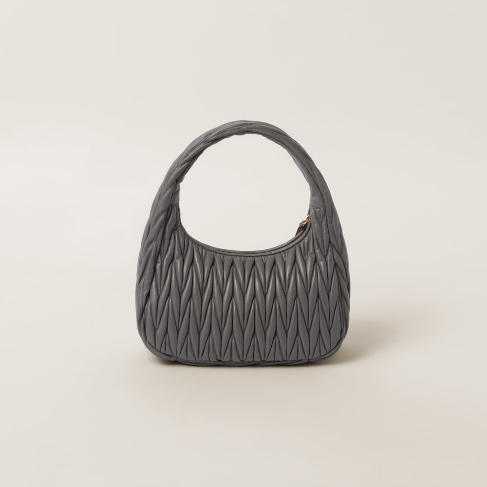 Replicate Large wander matelassé nappa leather hobo bag(1:1 replica)