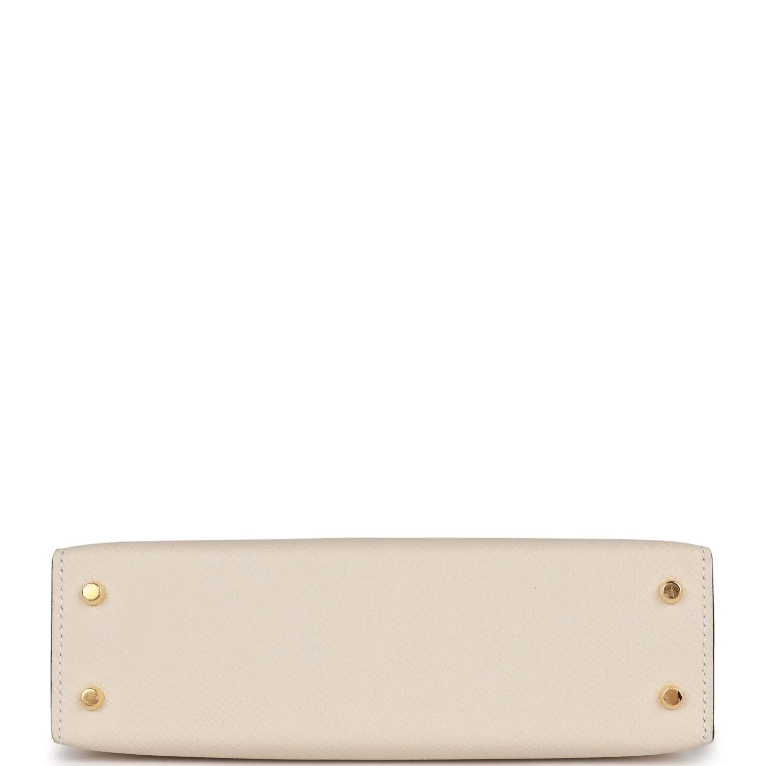 Replicate Hermes Special Order (HSS) Kelly Sellier 20 Craie and Black Epsom Gold Hardware(1:1 replica)