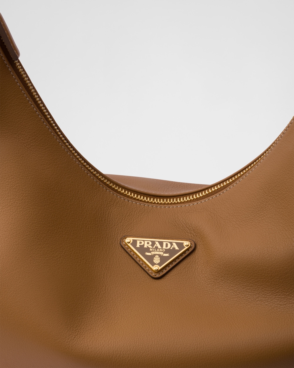 Replicate Prada Arqué Large Leather Shoulder Bag(1:1 replica)