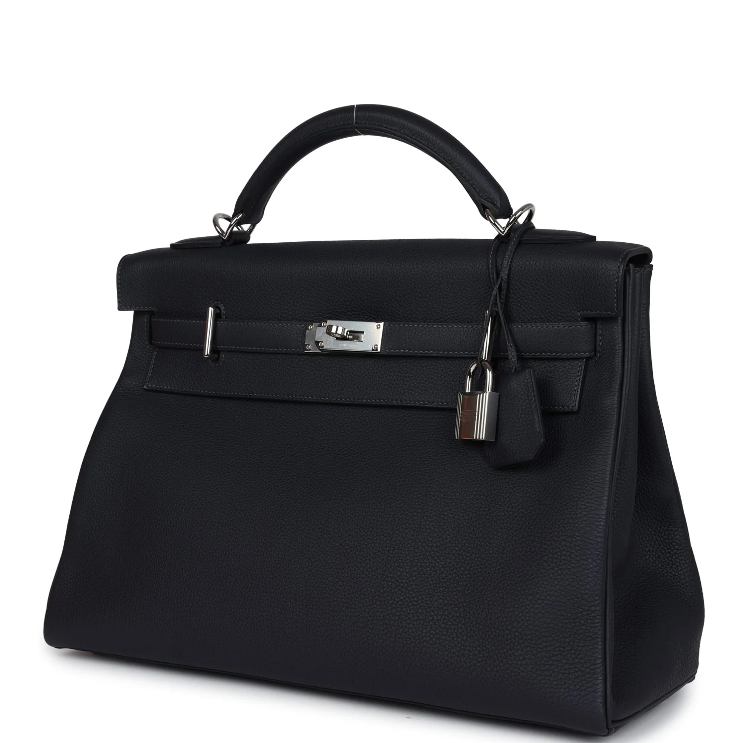 Replicate Hermes Kelly 42 Maxi Caban Togo Palladium Hardware(1:1 replica)