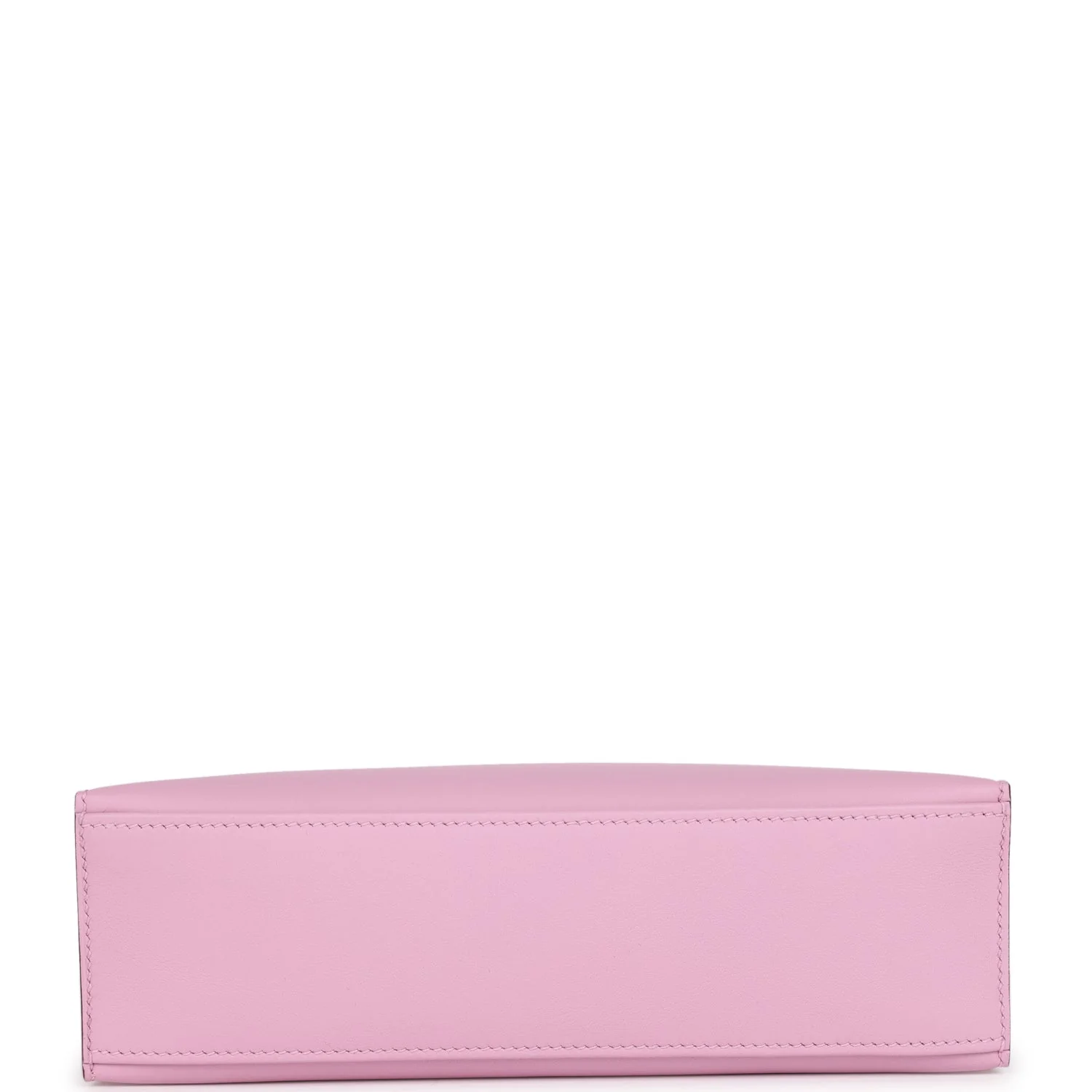 Replicate Hermes Kelly Pochette Mauve Sylvestre Swift Palladium Hardware(1:1 replica)