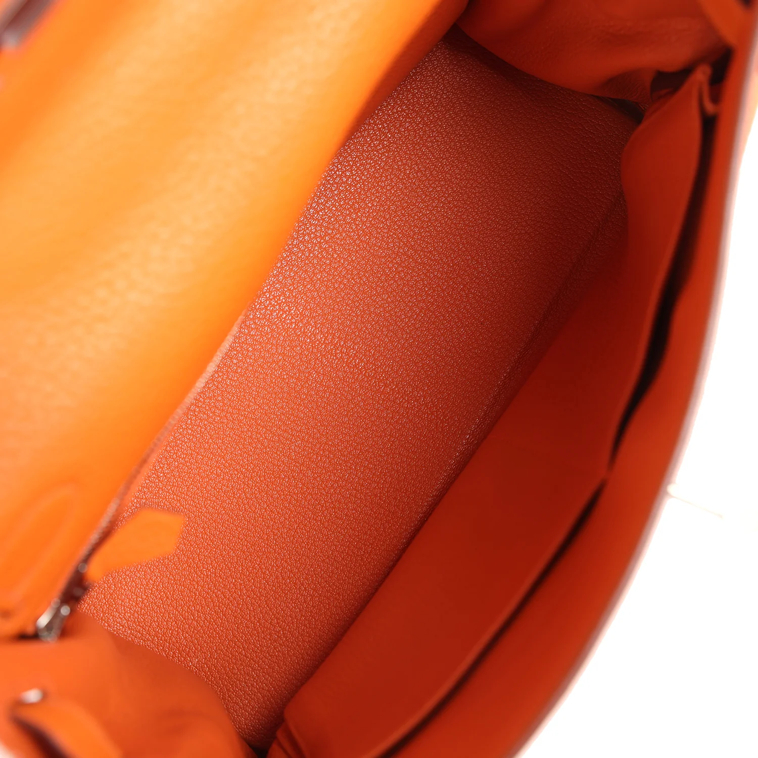 Replicate Hermes Special Order (HSS) Kelly Retourne 28 Orange Togo Palladium Hardware(1:1 replica)