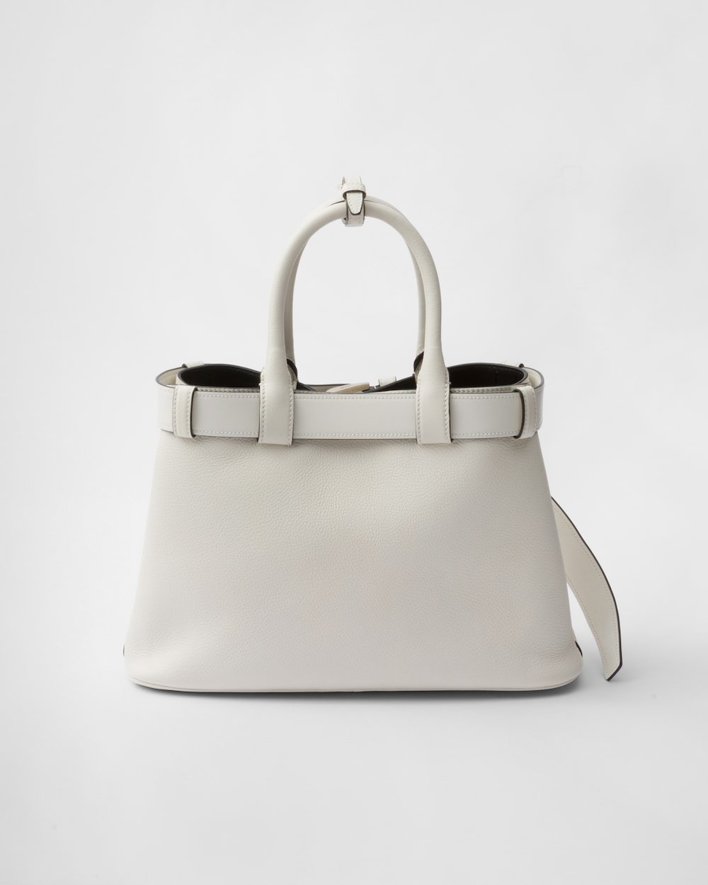 Replicate Prada Buckle Small Leather Handbag With Belt(1:1 replica)