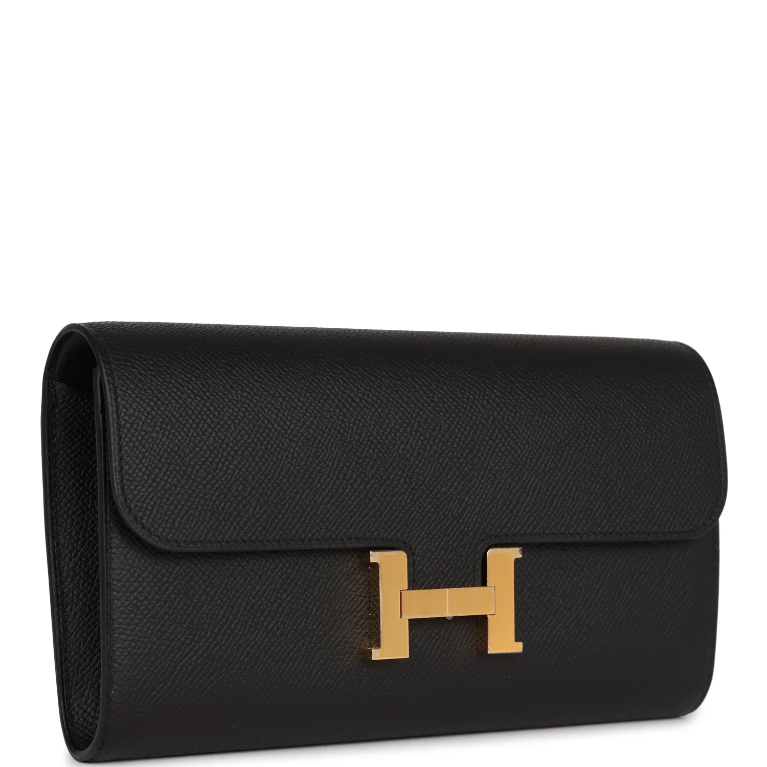 Replicate Hermes Constance Wallet To Go Black Epsom Gold Hardware(1:1 replica)