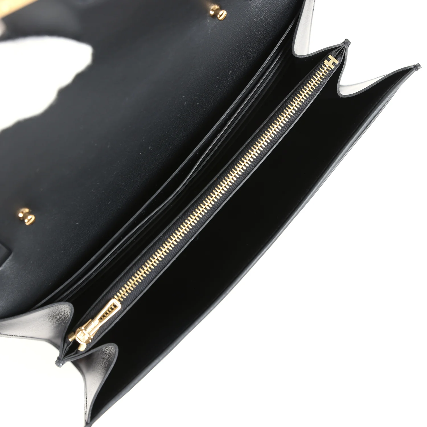 Replicate Hermes Rock Constance Wallet To Go Black Box Gold Hardware(1:1 replica)