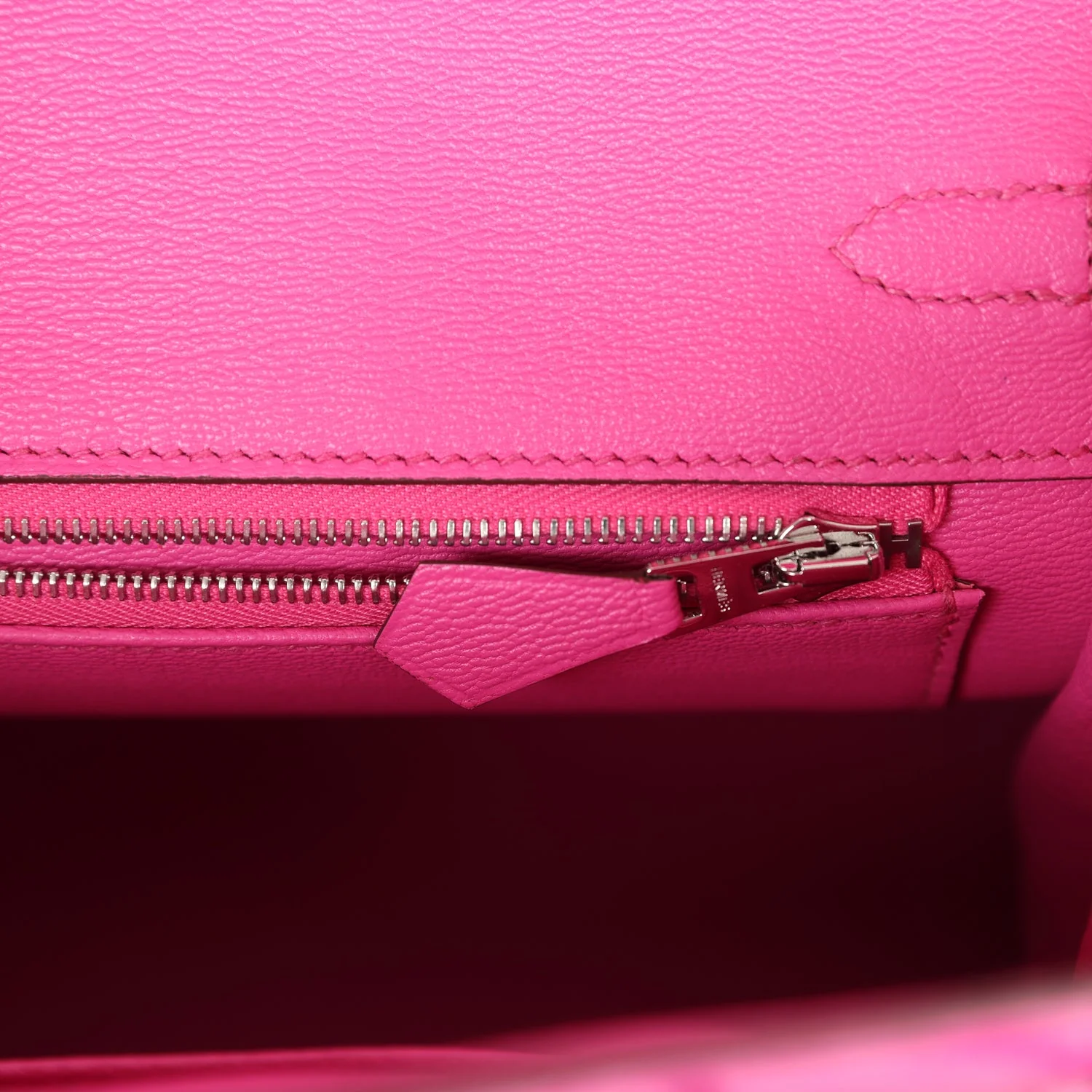 Replicate Hermes Birkin 25 Rose Shocking Matte Alligator Palladium Hardware(1:1 replica)