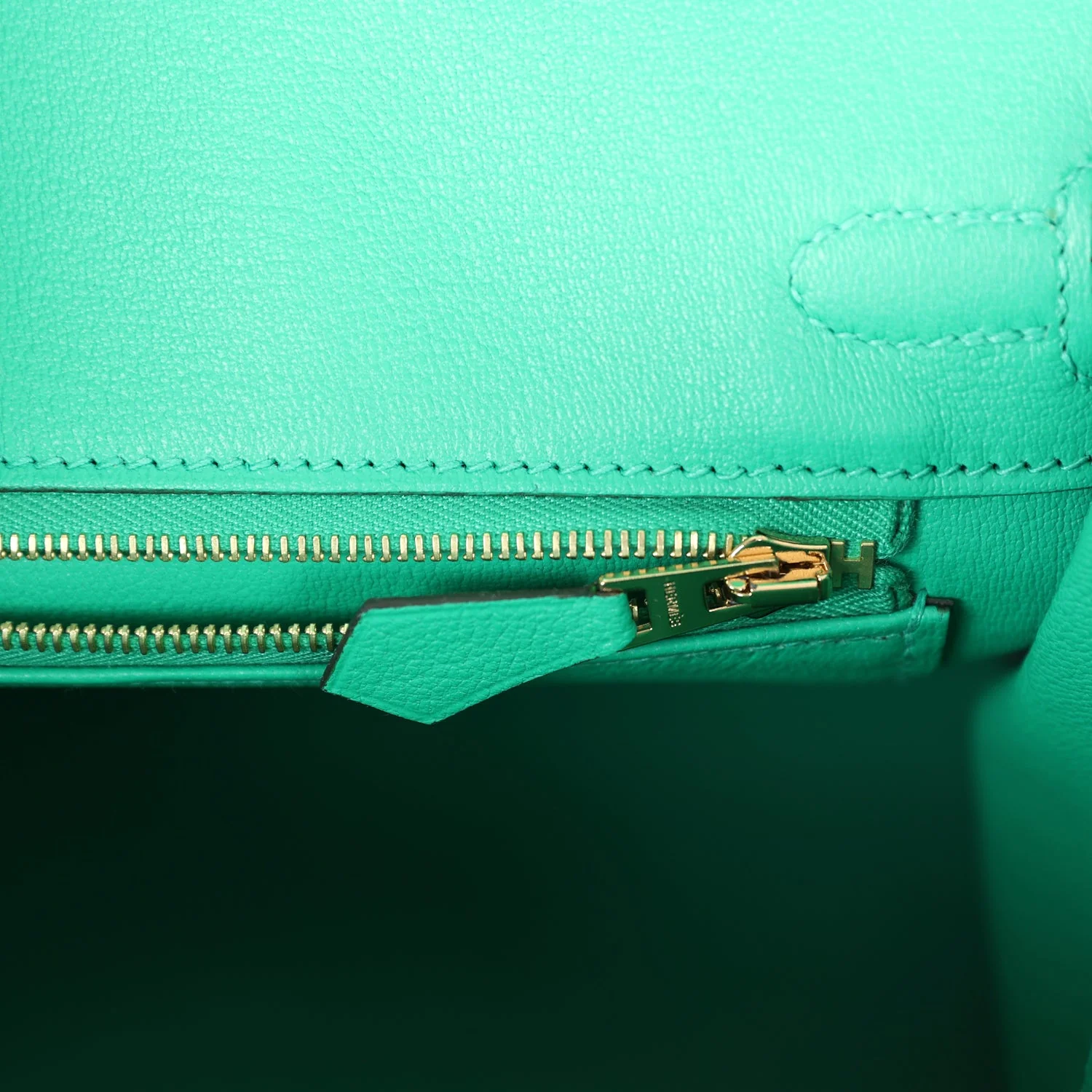 Replicate Hermes Birkin 25 Menthe Varanus Niloticus Lizard Gold Hardware(1:1 replica)