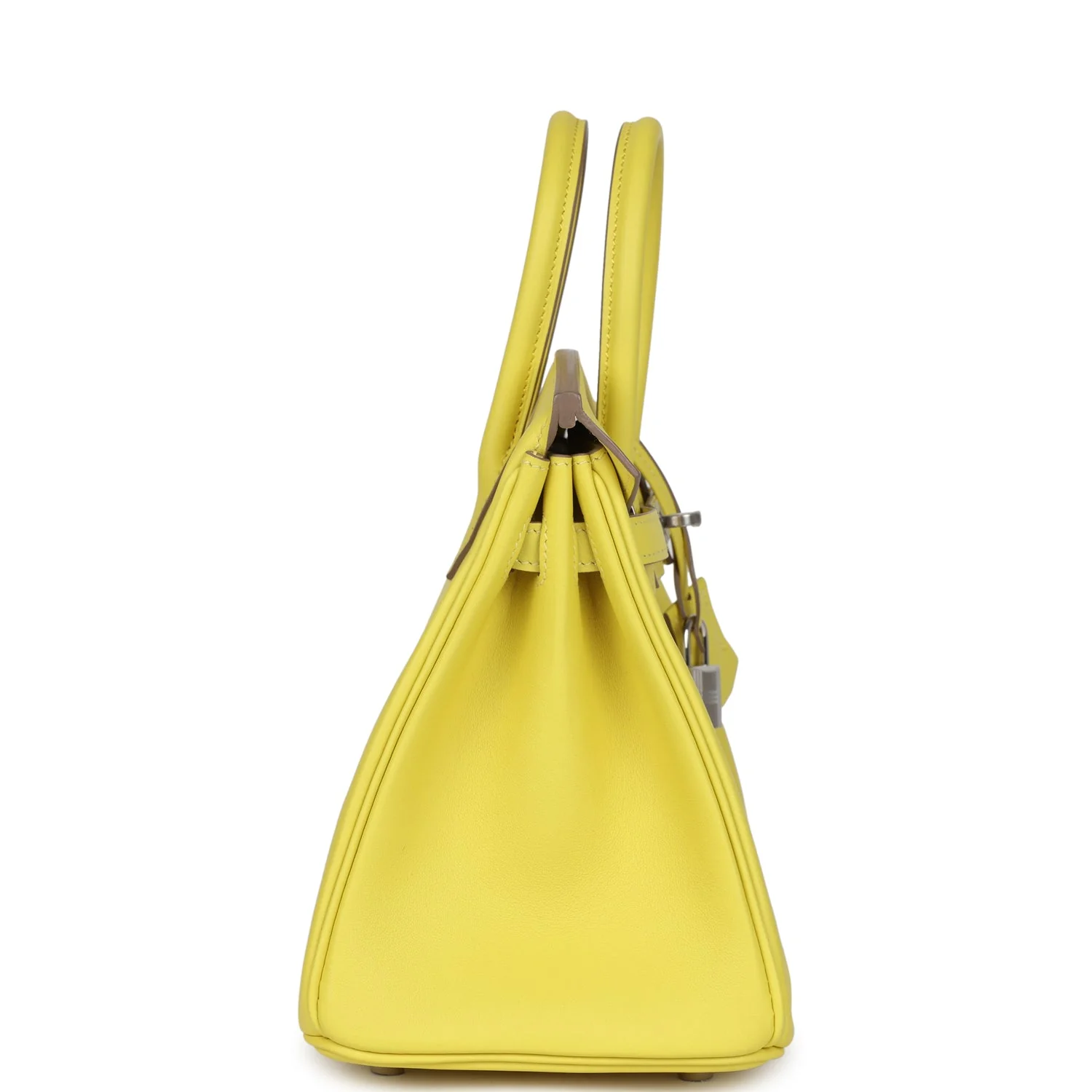 Replicate Hermes Birkin 25 Lime Swift Palladium Hardware(1:1 replica)