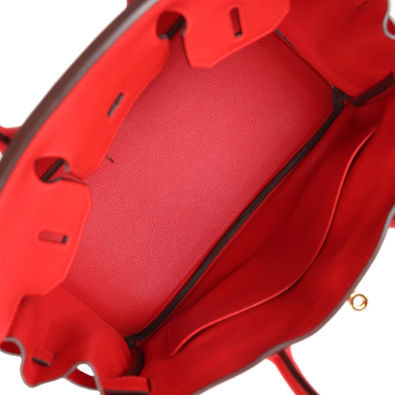 Replicate Hermes Birkin 30 Rouge de Coeur Togo Gold Hardware(1:1 replica)