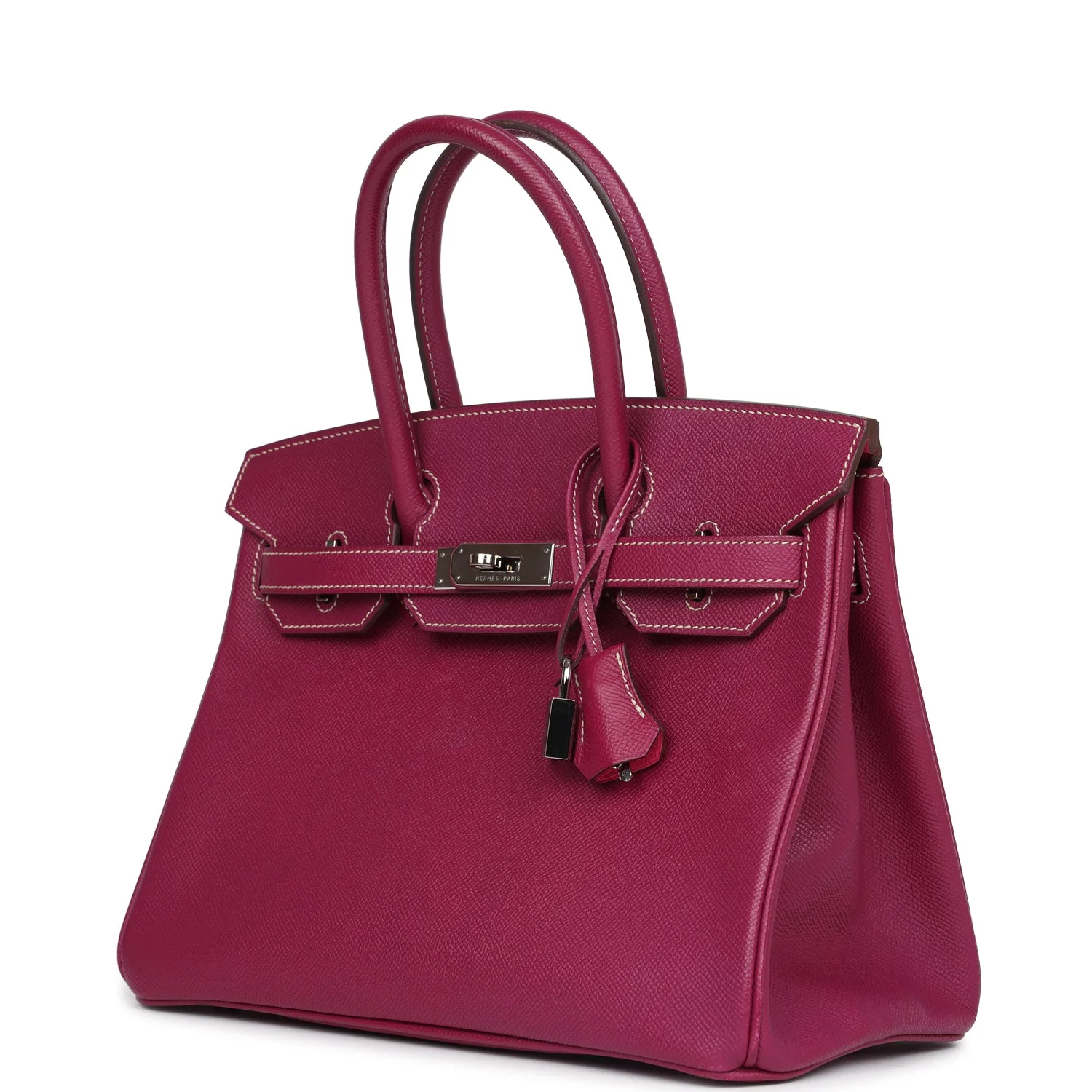 Replicate Hermes Birkin 30 Tosca Candy Epsom Palladium Hardware(1:1 replica)